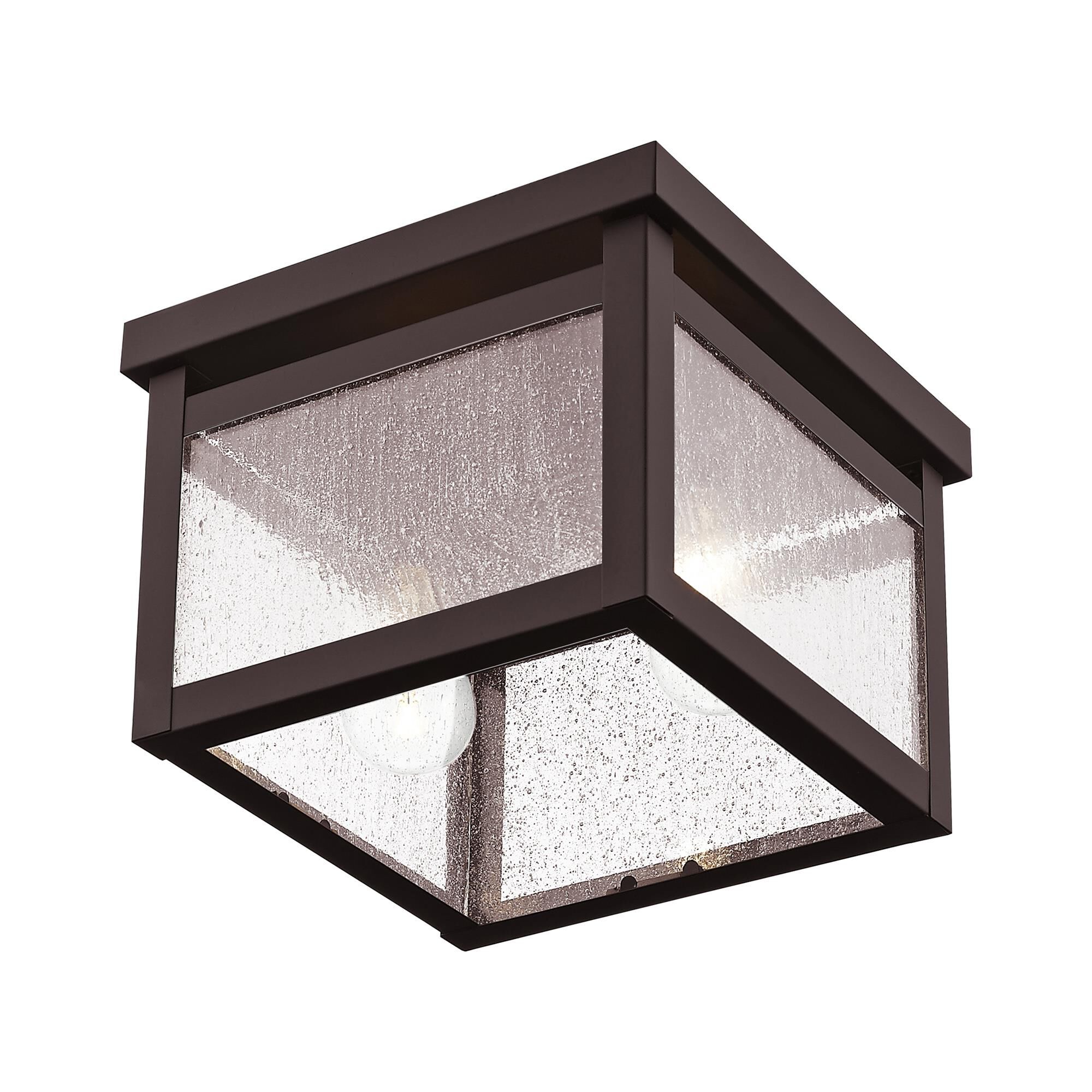 Milford 8 Inch 1 Light Flush Mount by Livex Lighting