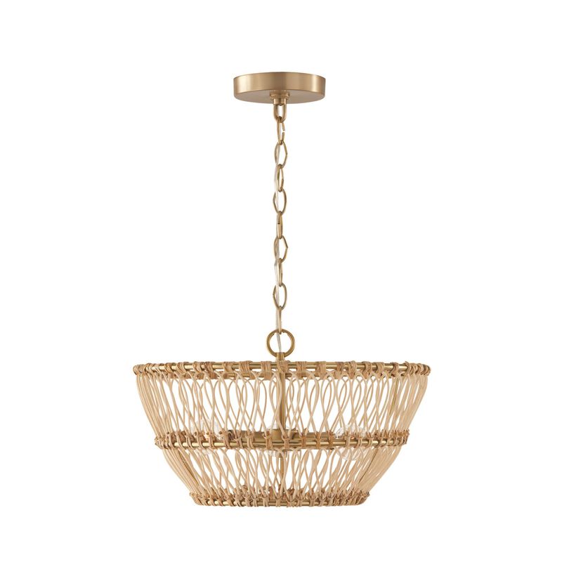 Wren 16 Inch 3 Light Semi Flush Mount by Capital Lighting Fixture Company