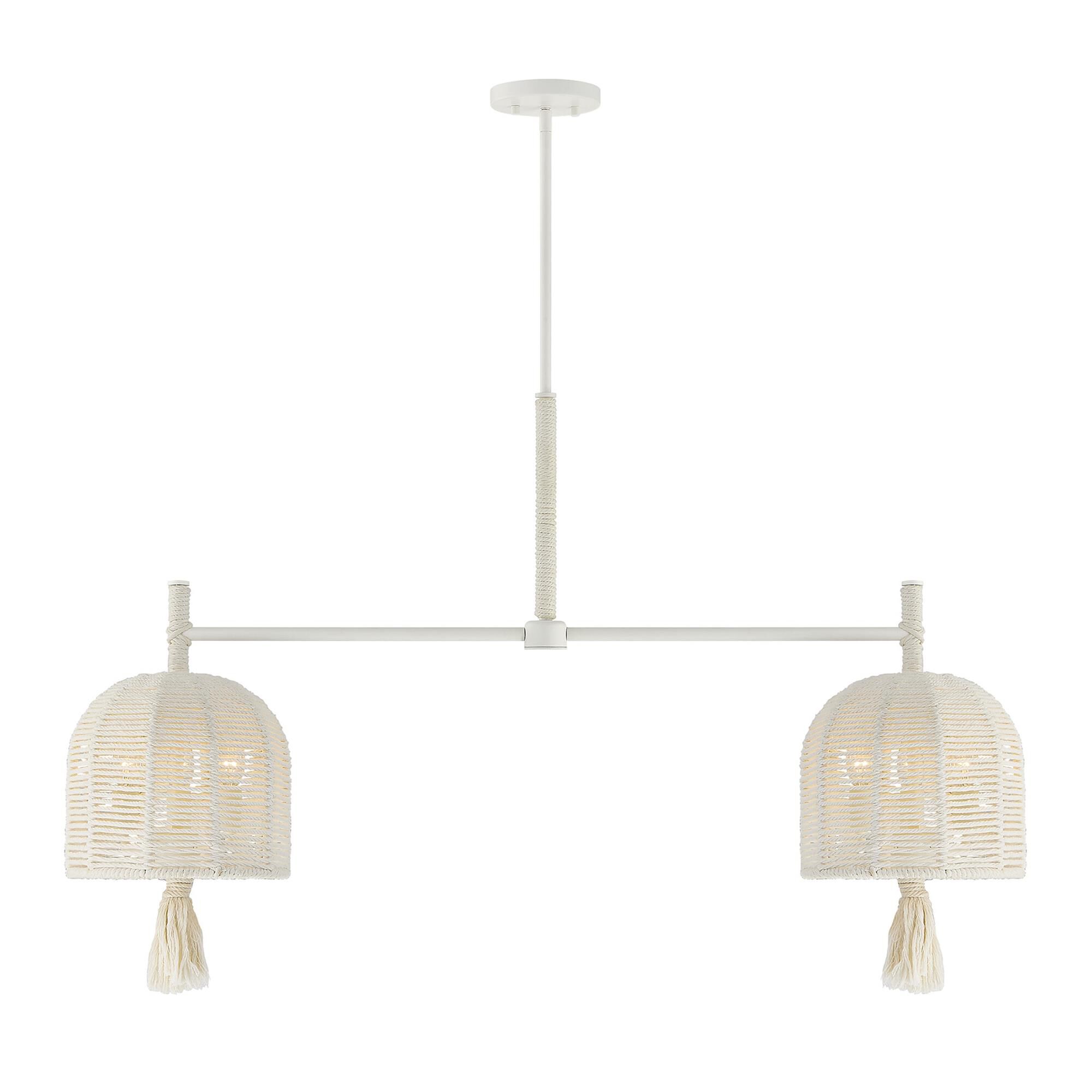 Shown in Cotton finish and White Cotton String shade