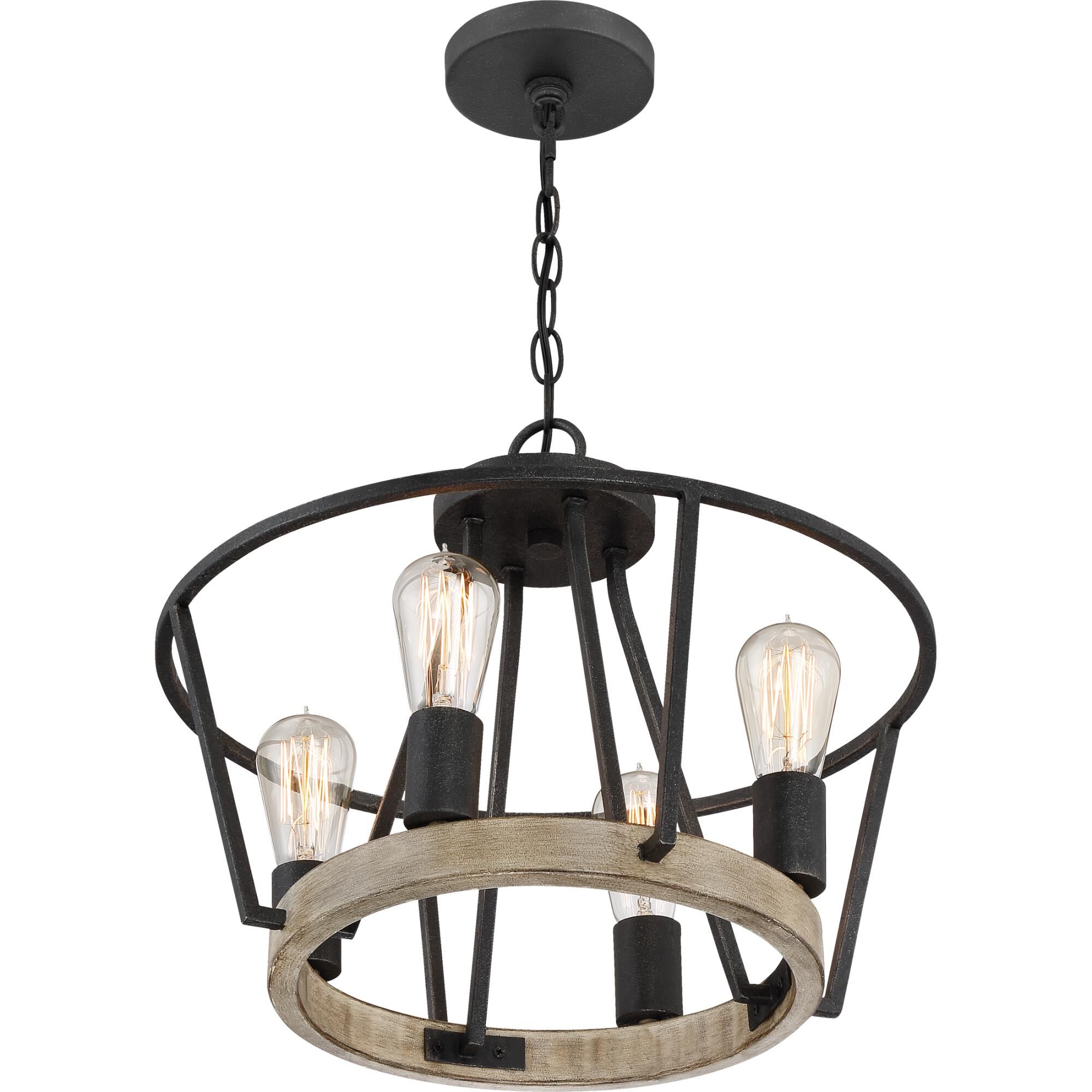 Brockton 17 Inch Large Pendant by Quoizel