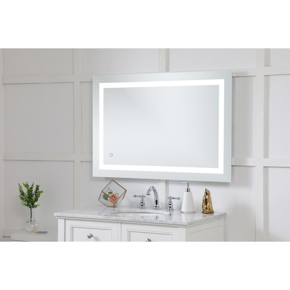 Helios LED Lighted Mirrors by Elegant Decor