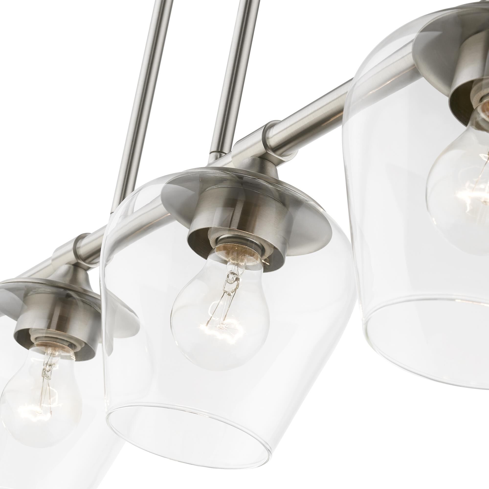 Willow 35 Inch 4 Light Linear Suspension Light by Livex Lighting