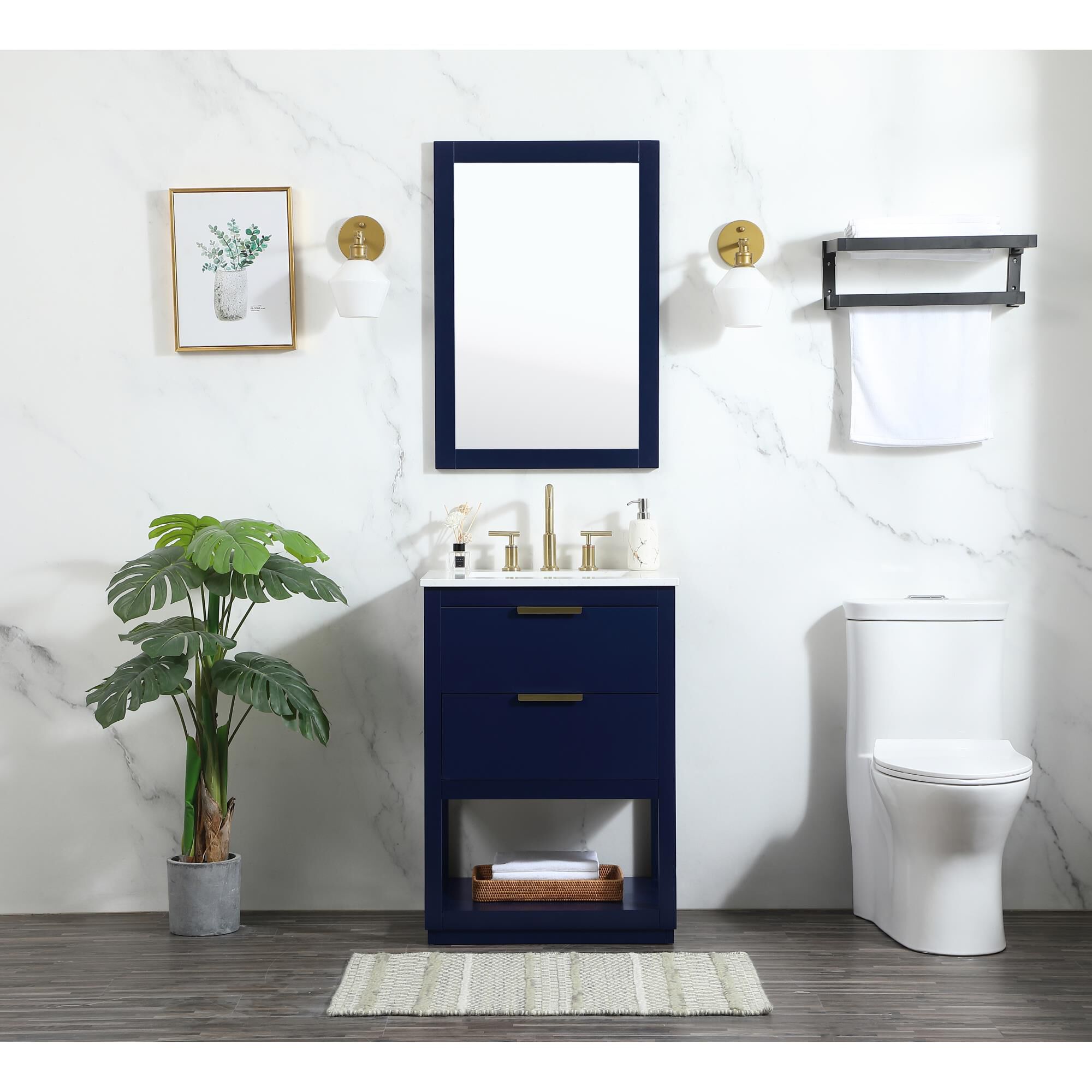 Larkin 24 Inch Bath Vanity by Elegant Decor