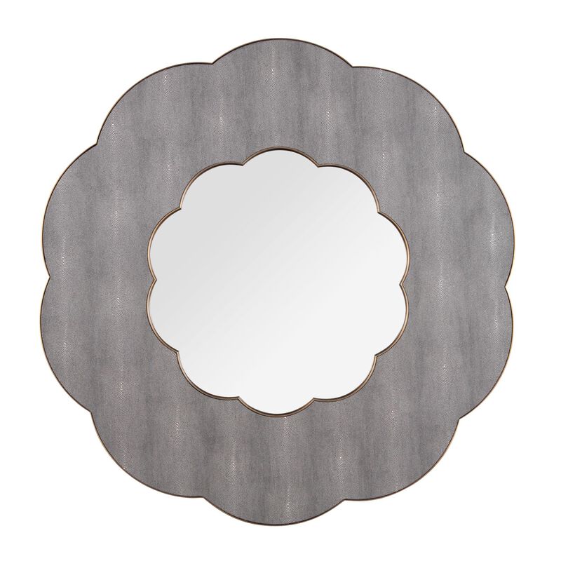 Tamara Day Scallop 54 Inch Decorative Mirror by Varaluz