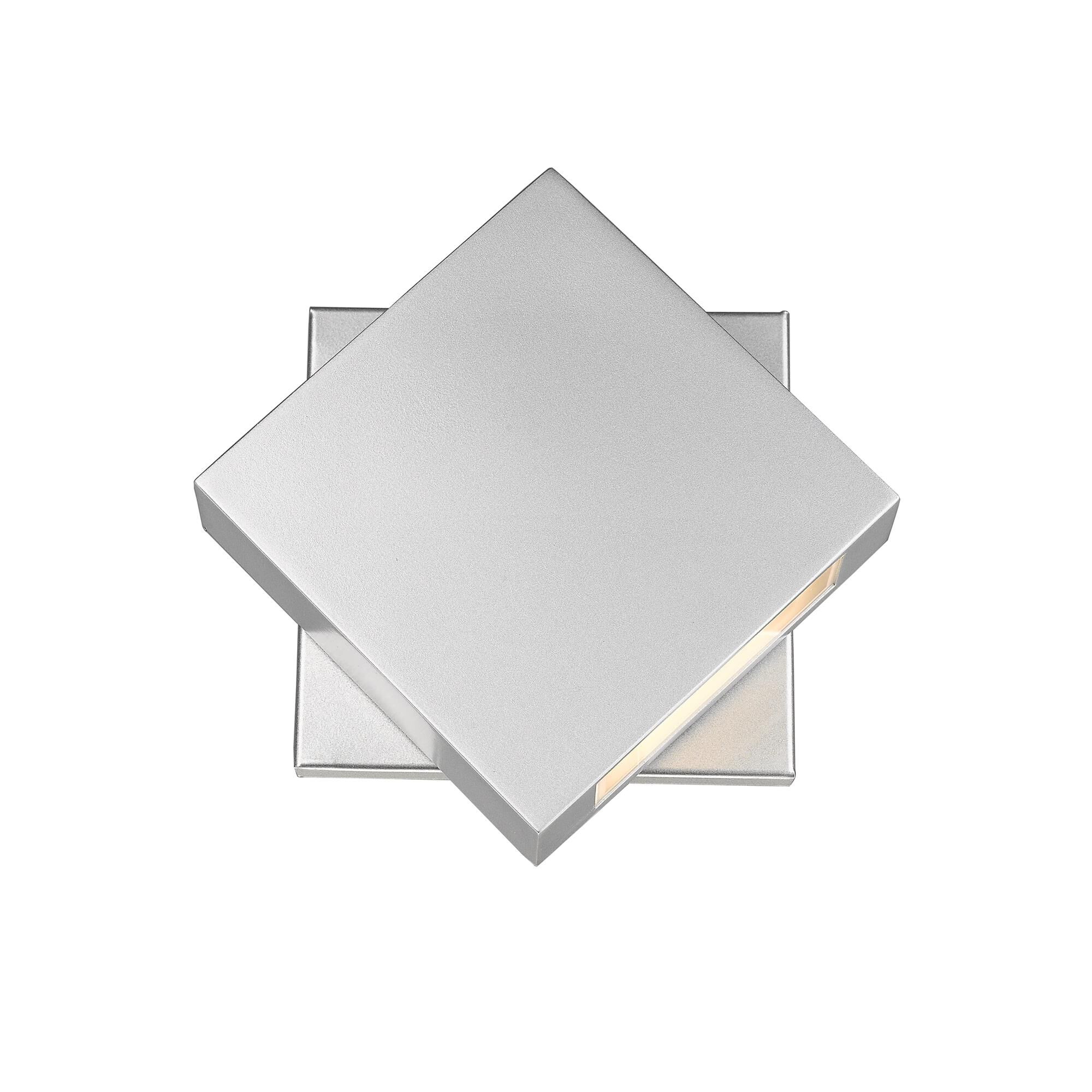 Shown in Silver finish and Glass shade