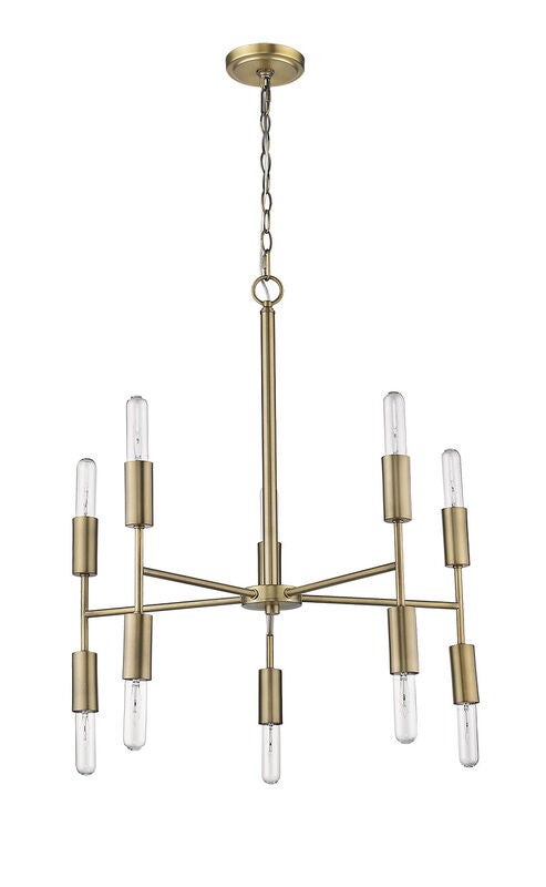 Perret 26 Inch 10 Light Chandelier by Trend Lighting