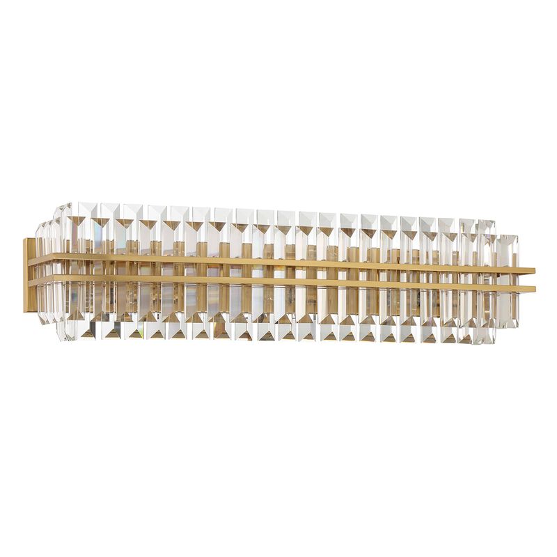 Hayes 32 Inch 6 Light Bath Vanity Light by Crystorama
