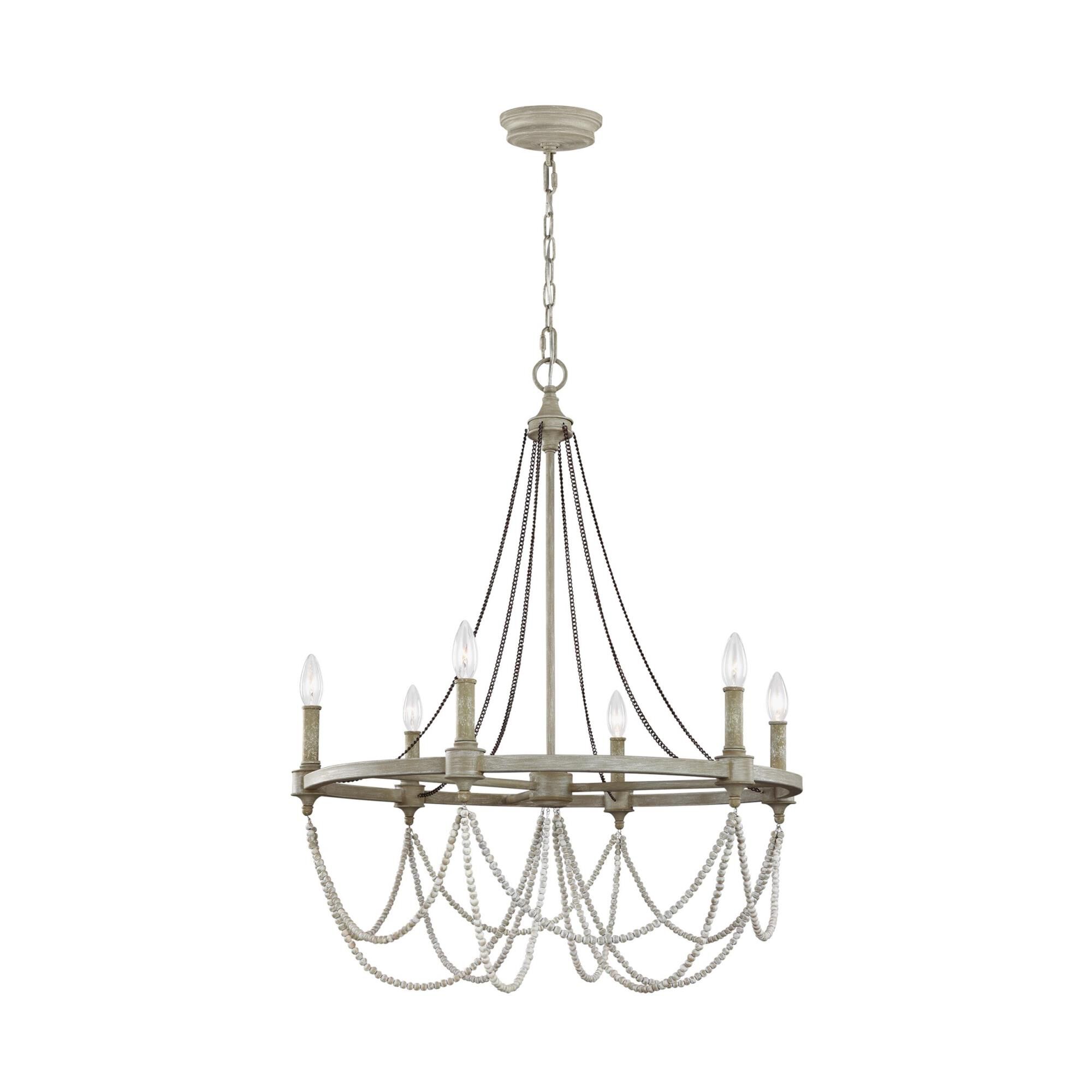 Sean Lavin Beverly 28 Inch 6 Light Chandelier by Visual Comfort Studio Collection