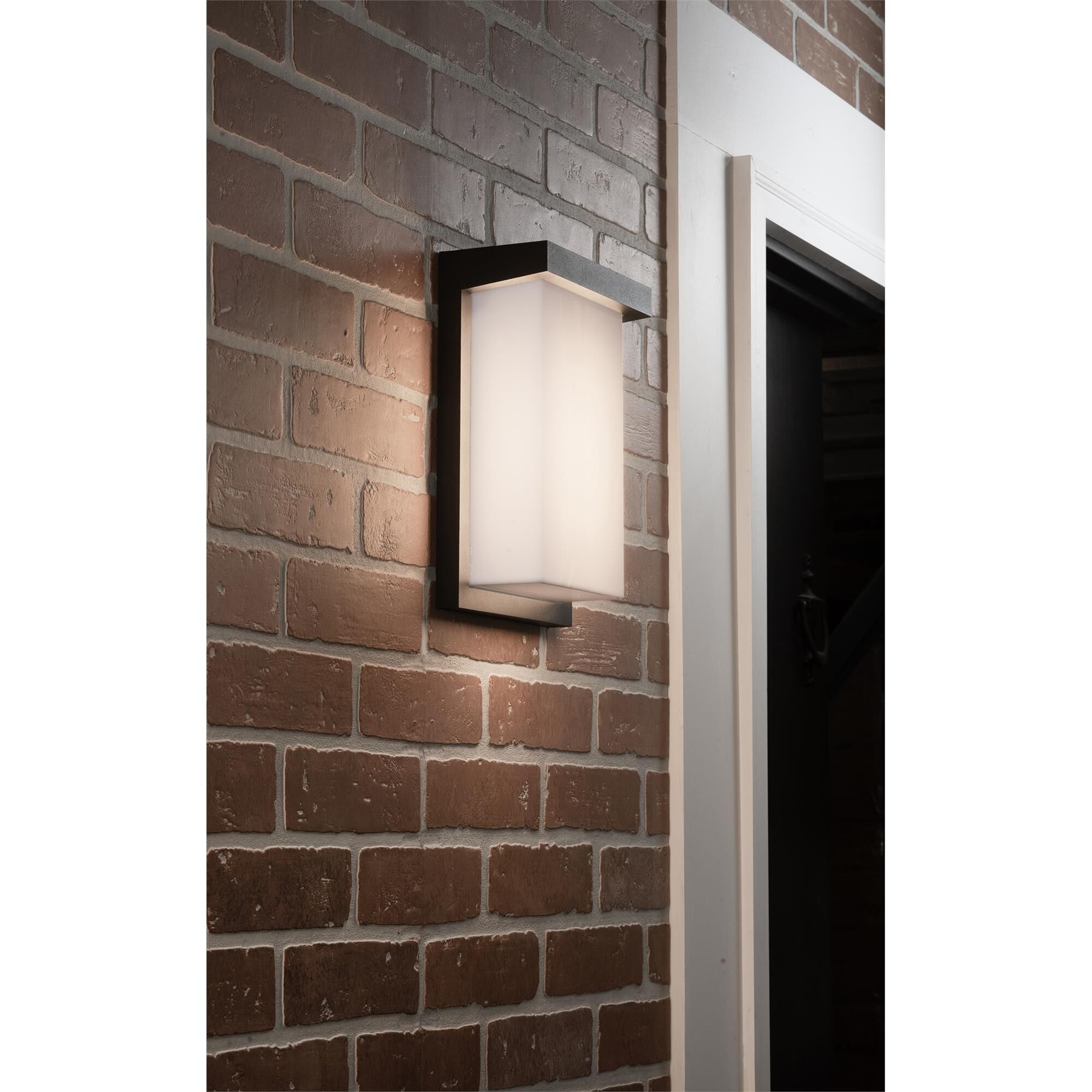 Shown in Black finish and White Acrylic Diffuser glass