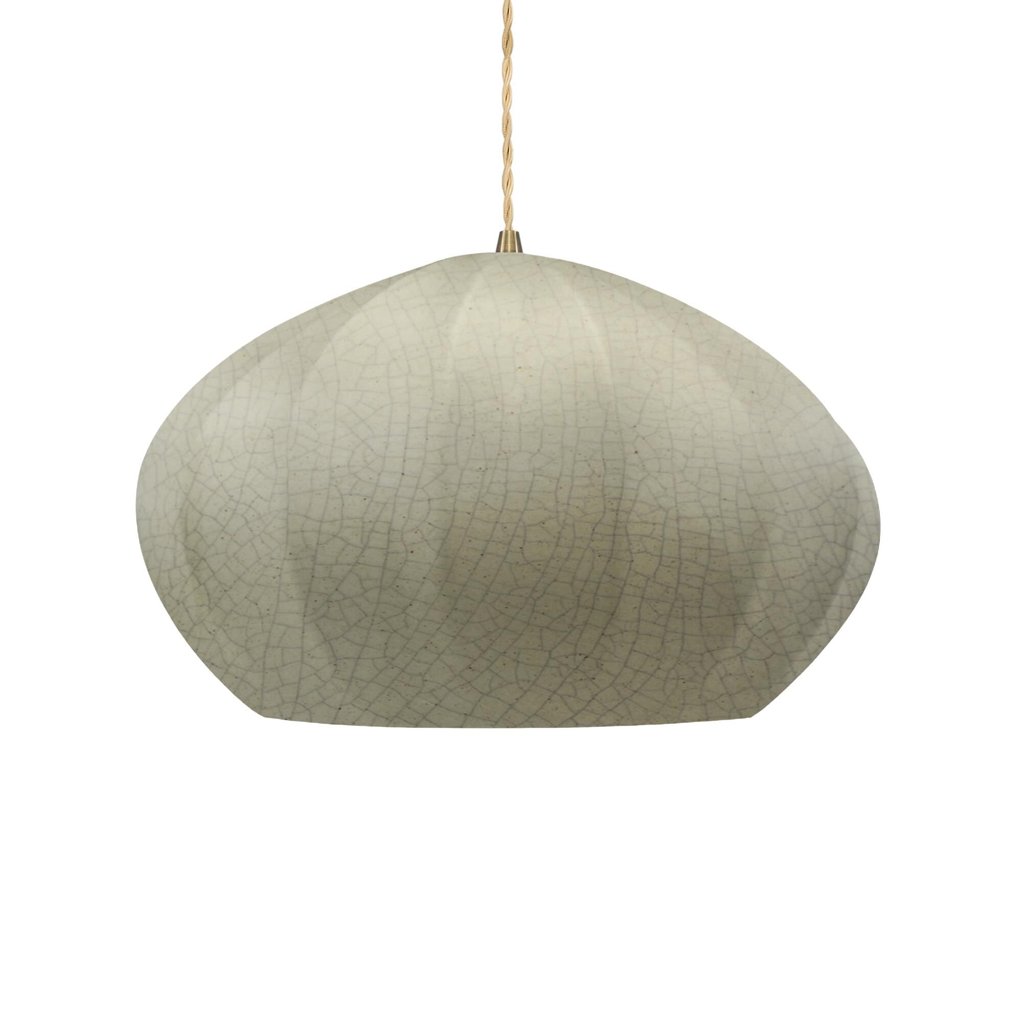 Fluted 13 Inch Large Pendant by Justice Design Group