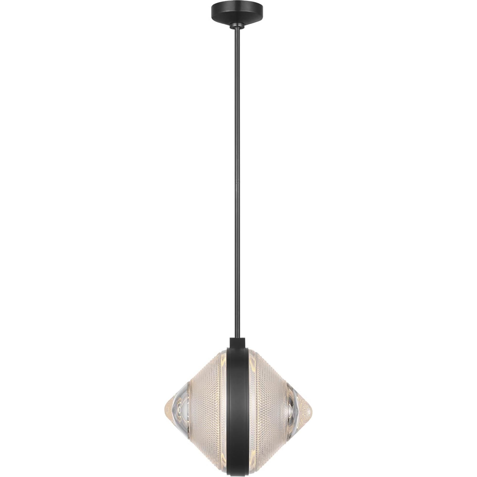 Shown in Bronze finish and Clear crystal