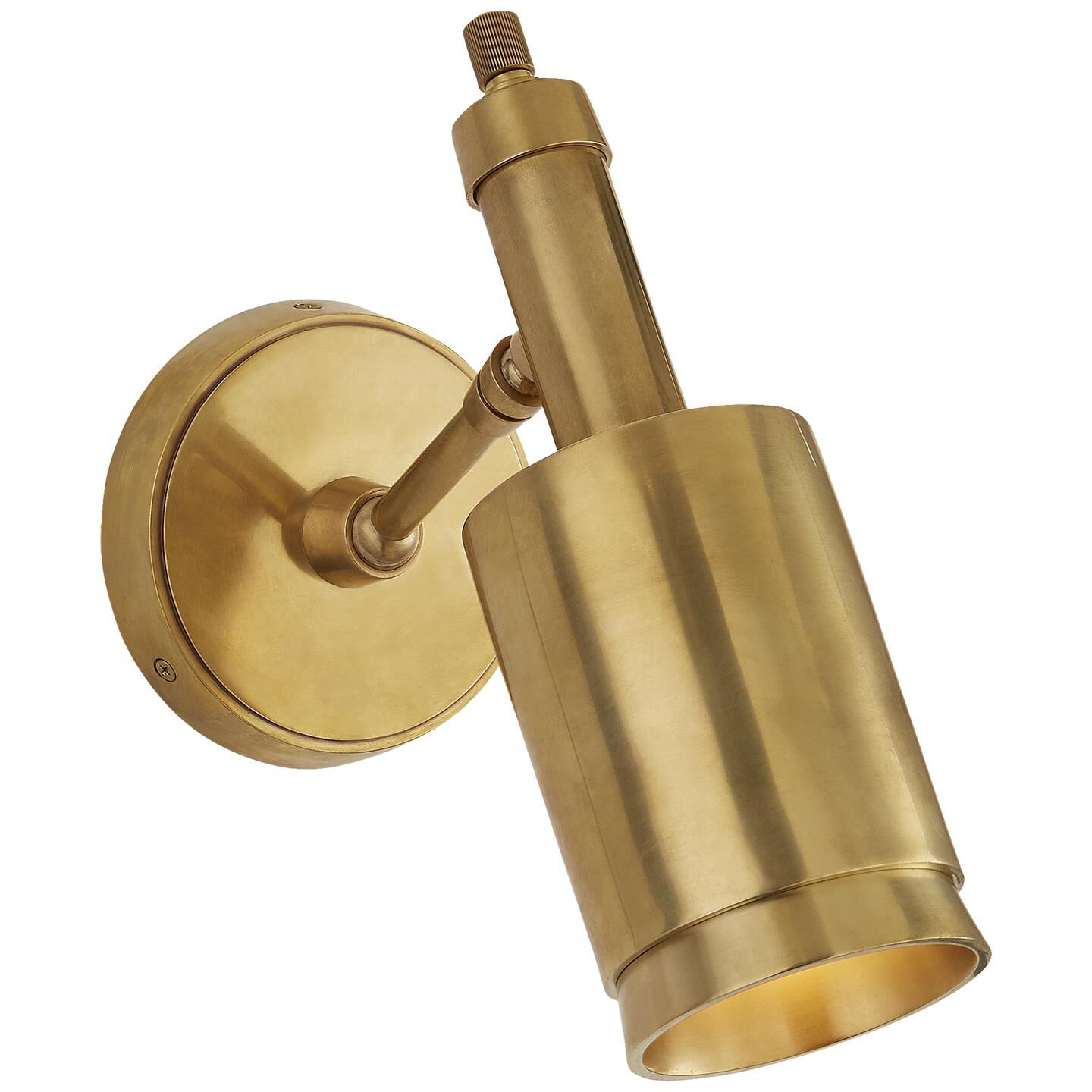 Shown in Hand-Rubbed Antique Brass finish and No Glass  glass and NO Shade  shade