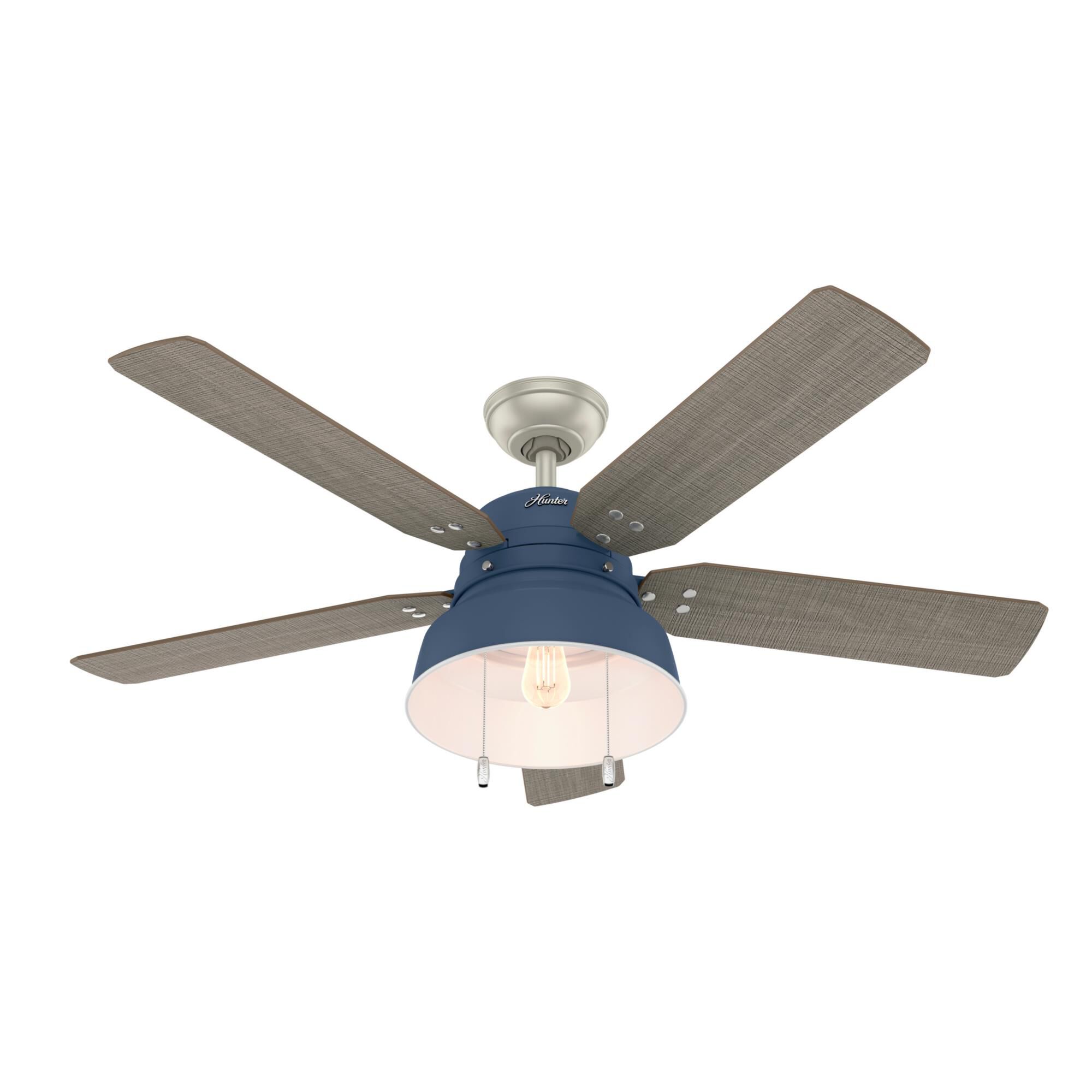 Mill Valley 52 Inch Ceiling Fan with Light Kit by Hunter Fan