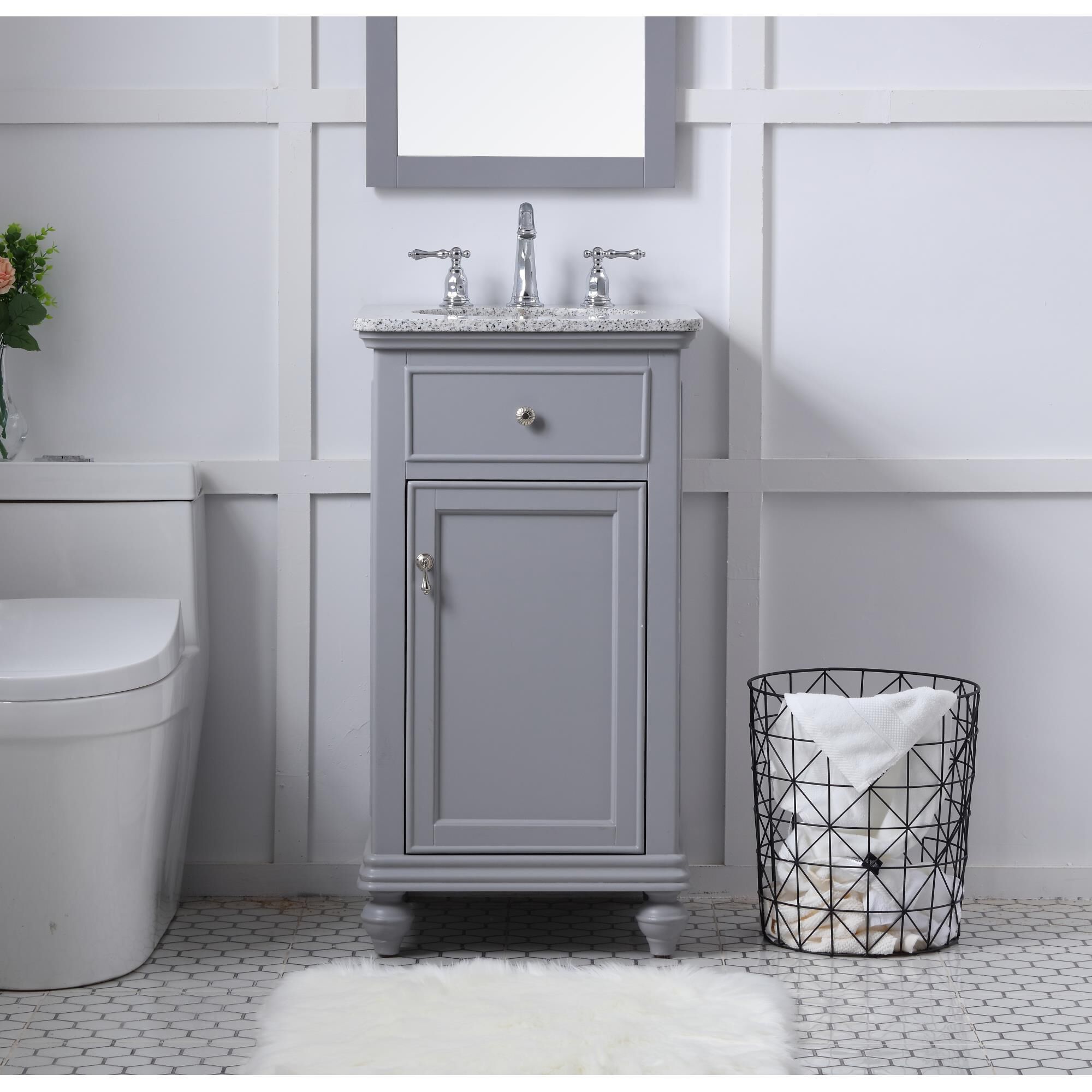 Shown in Light Grey finish
