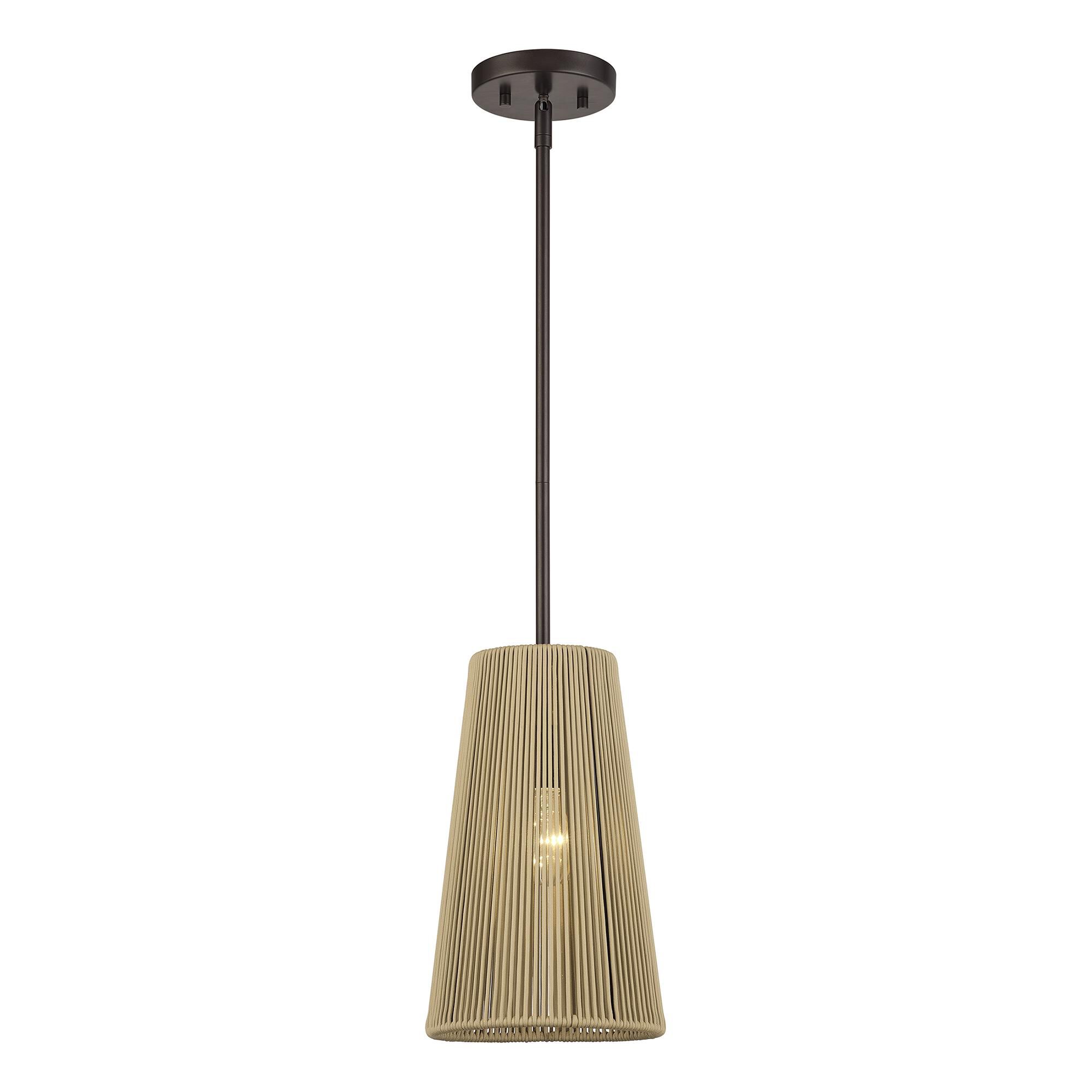Florell 8 Inch Mini Pendant by Livex Lighting