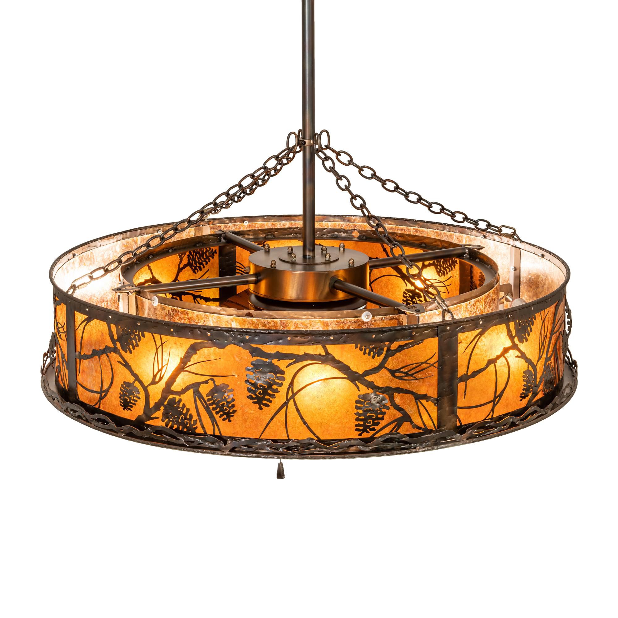 45 Inch Chandelier Ceiling Fan by Meyda Lighting