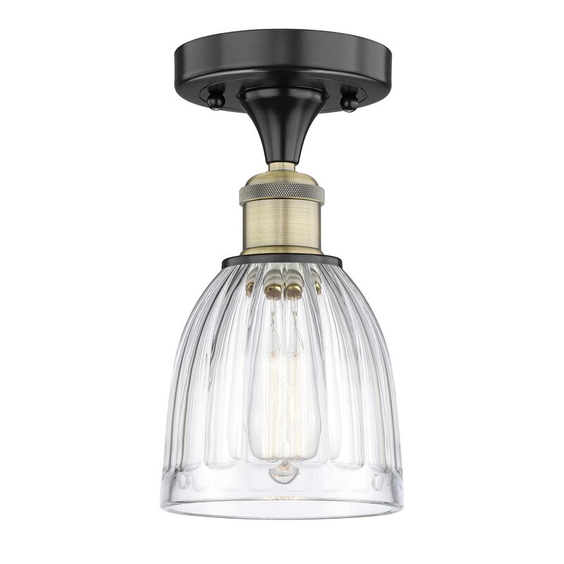 Bruno Marashlian Brookfield 5 Inch 1 Light Semi Flush Mount by Innovations Lighting