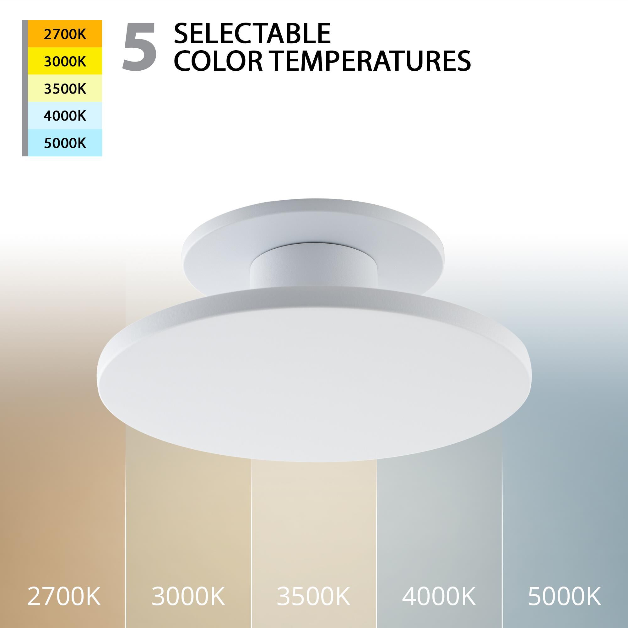 Twist-N-Lite 8 Inch Semi Flush Mount by WAC Lighting