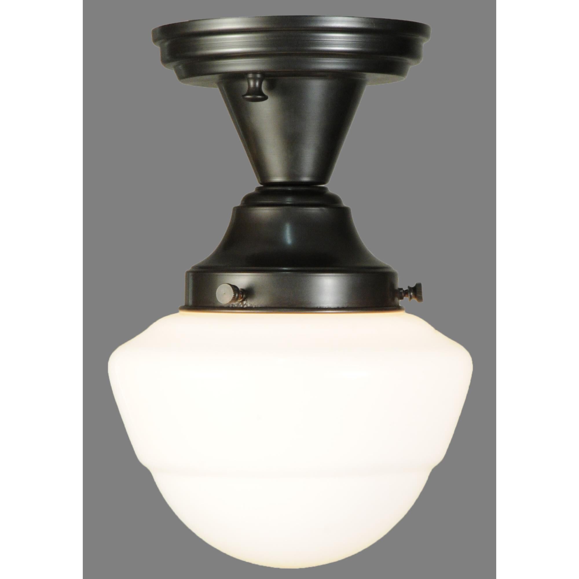 7 Inch 1 Light Semi Flush Mount by Meyda Lighting