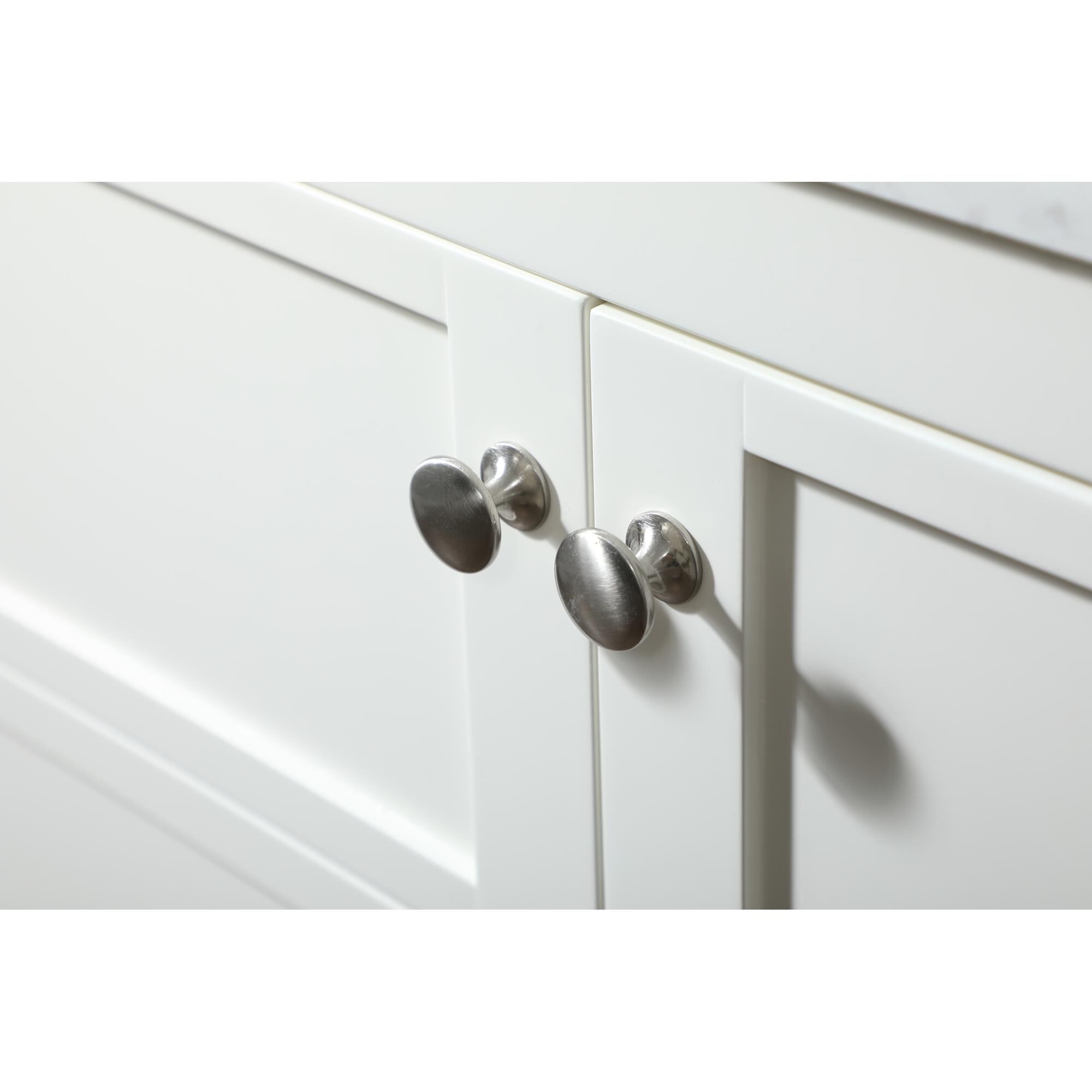 Shown in White finish