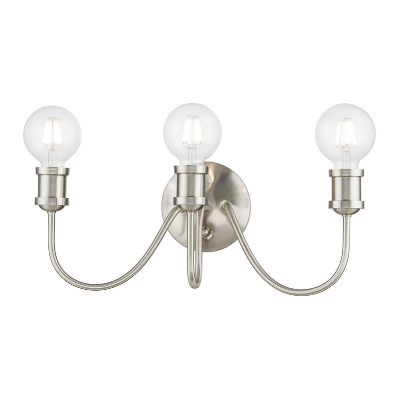 Lansdale 19 Inch 3 Light Bath Vanity Light by Livex Lighting