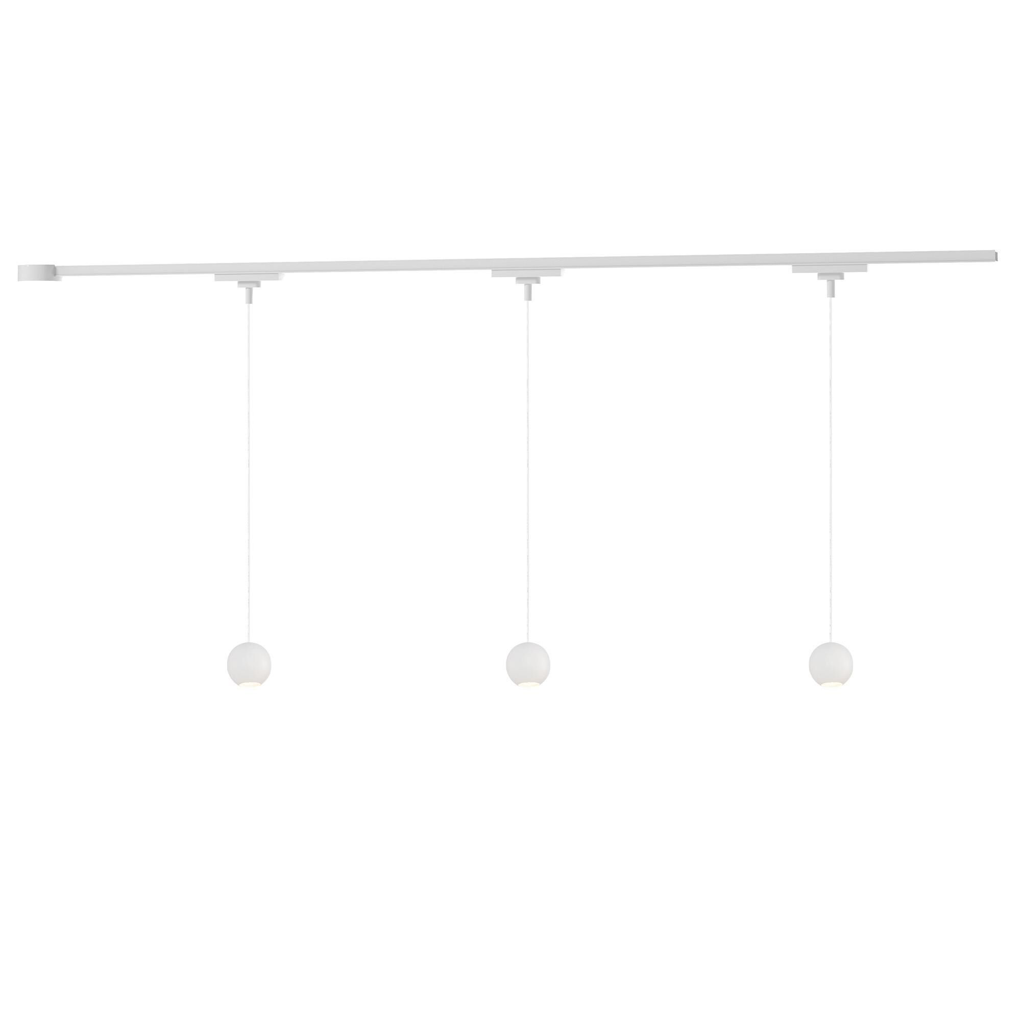 Shown in White finish and Clear Acrylic Lens glass