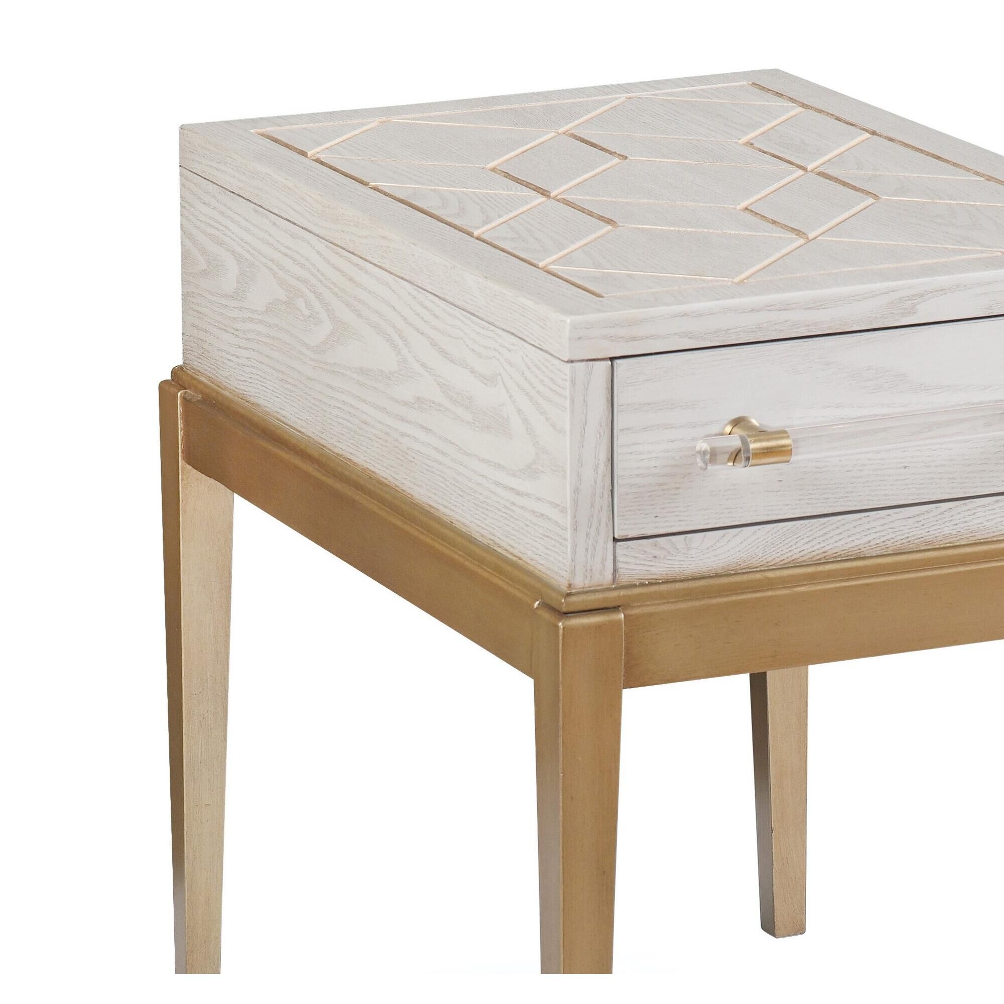 Perrine 25 Inch Accent Table by Bassett Mirror Company