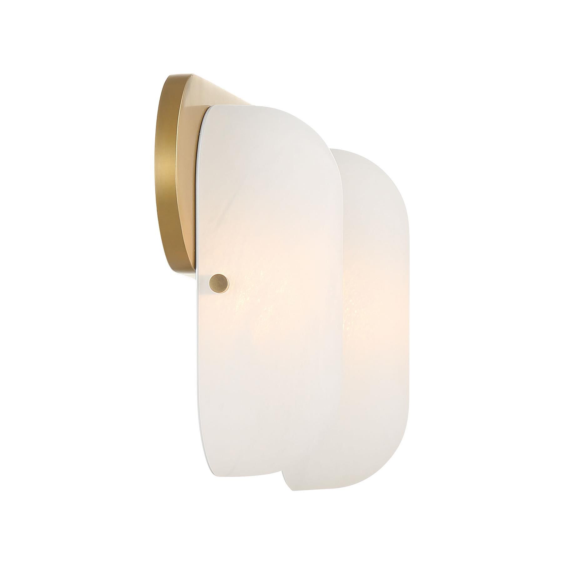 Shown in Legacy Brass finish and White glass and Etched Alabaster Glass shade