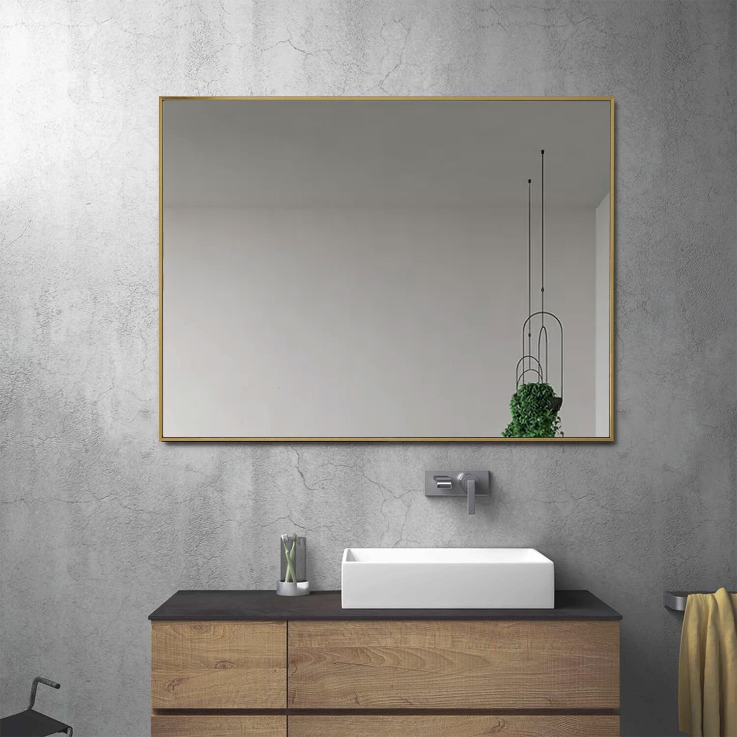 En Passant Bathroom Mirror by Decor Wonderland