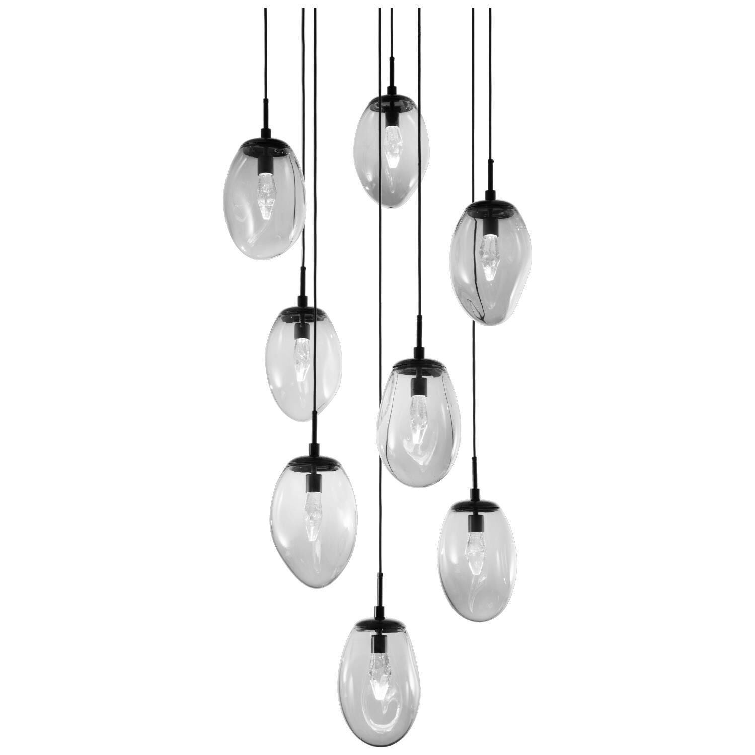Levi Wilson Nebula 31 Inch 8 Light LED Multi Light Pendant by Hammerton Studio
