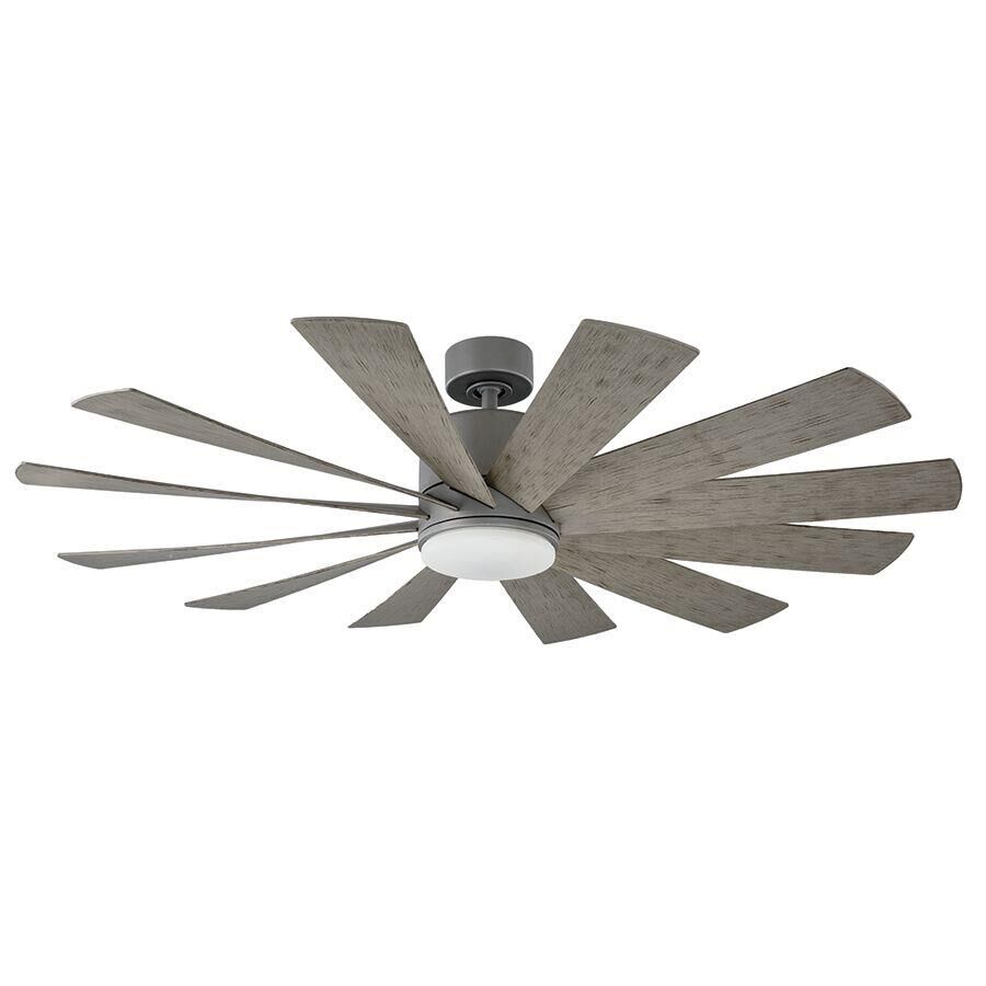Windflower Outdoor Rated 60 Inch Ceiling Fan with Light Kit by Modern Forms