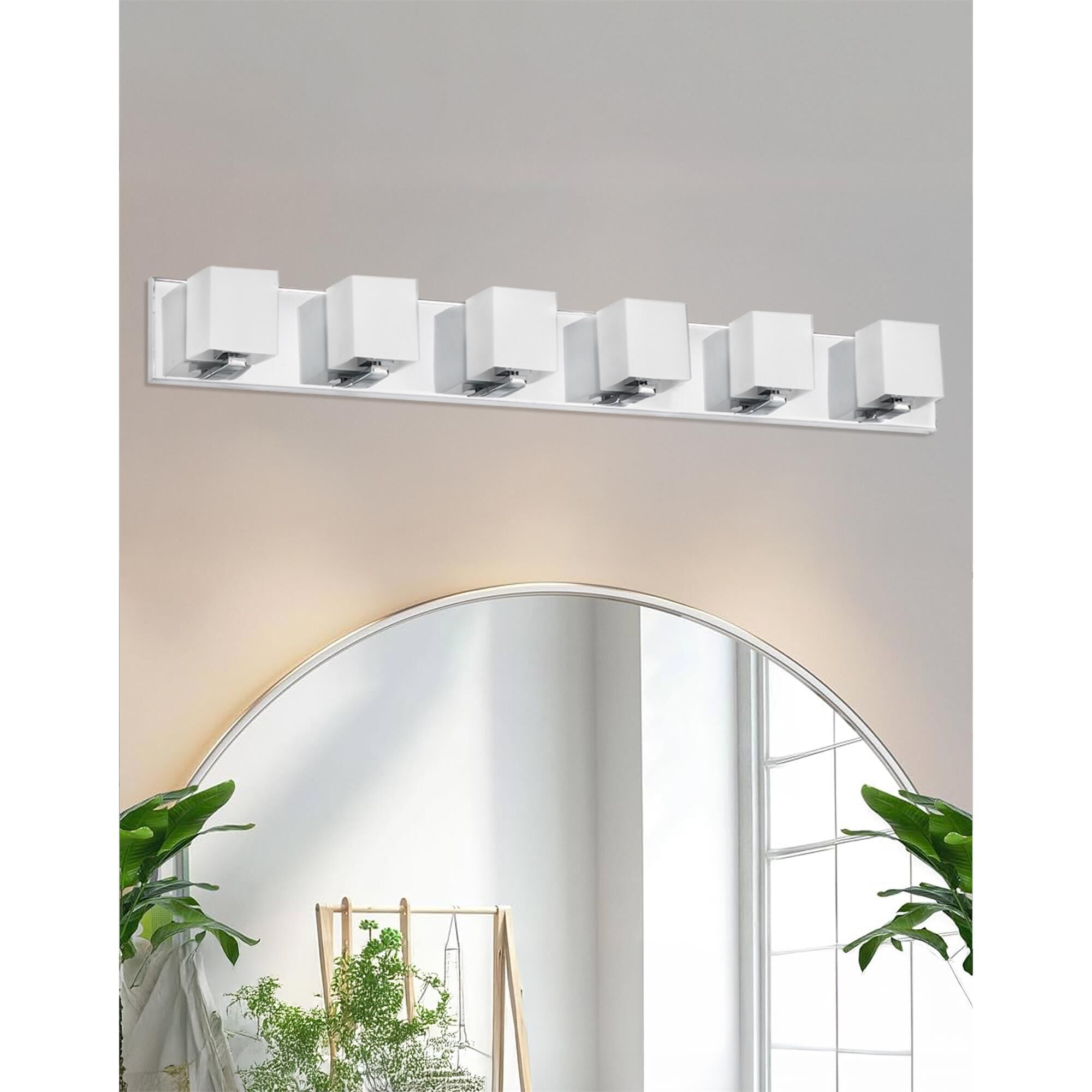 35 Inch 6 Light Bath Vanity Light by Dainolite