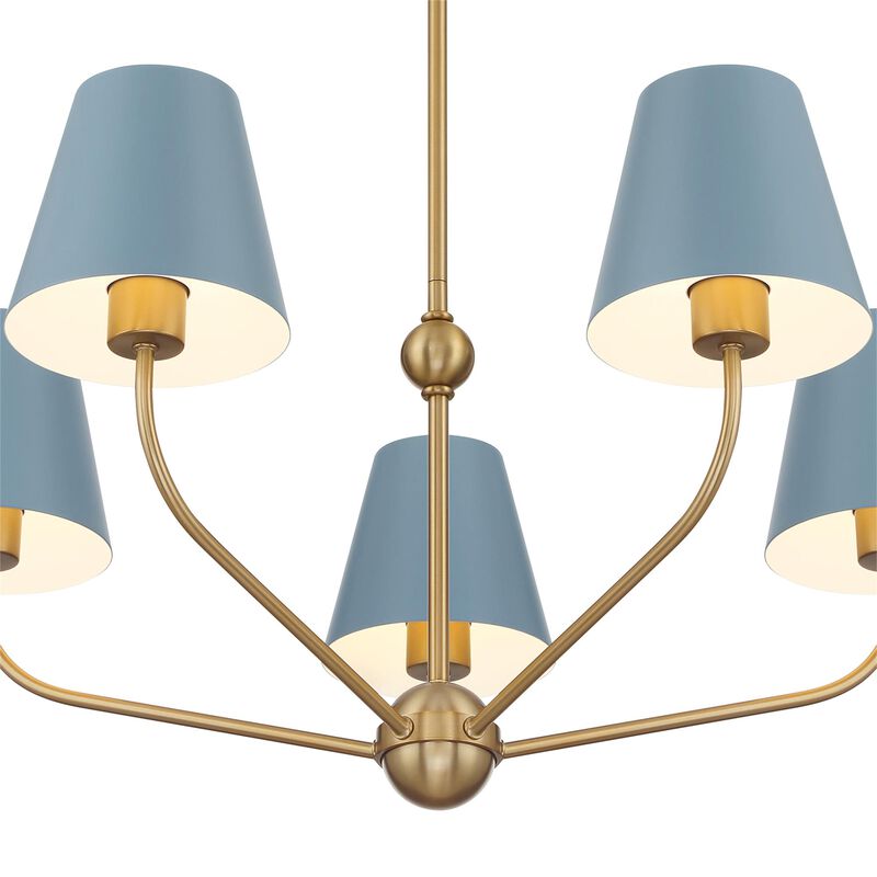 Xavier 28 Inch Chandelier by Crystorama
