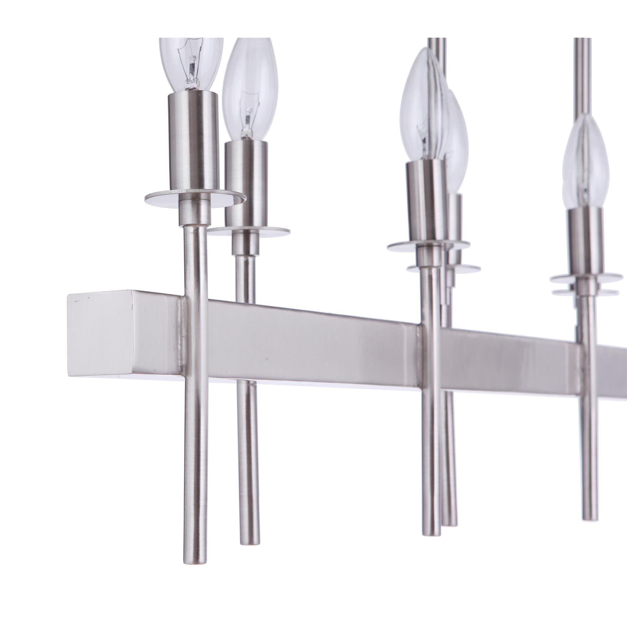 Shown in Brushed Polished Nickel finish