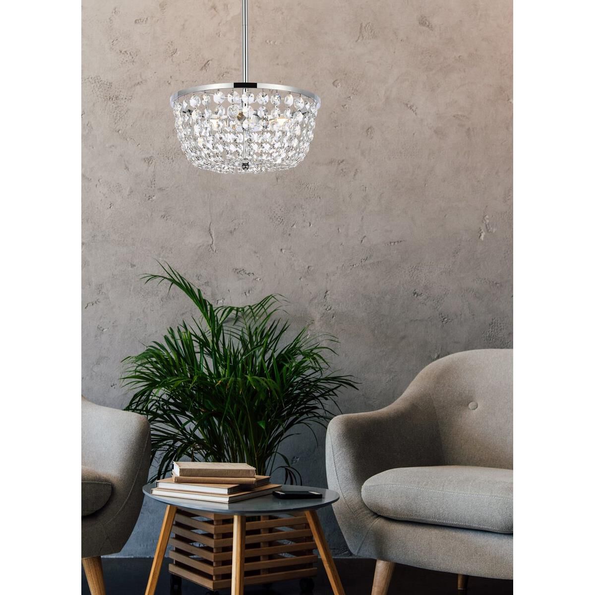 Shown in Chrome finish and Royal Cut Clear crystal