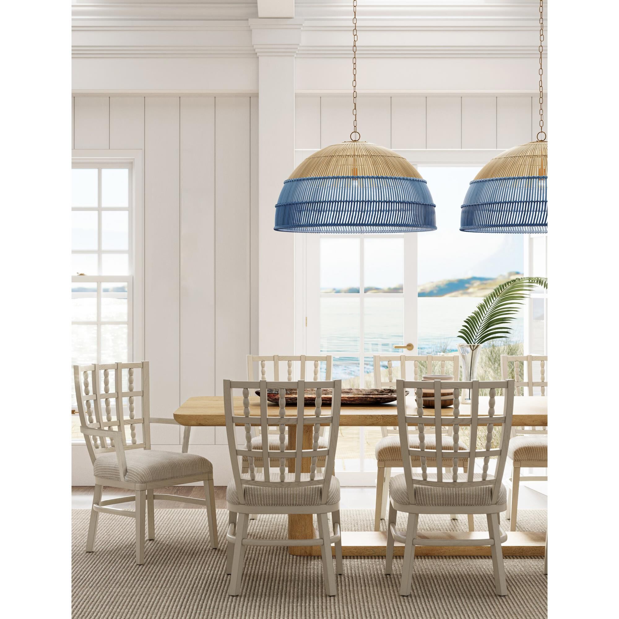 Shown in Khaki and Cornflower Blue and Bluebonnet finish