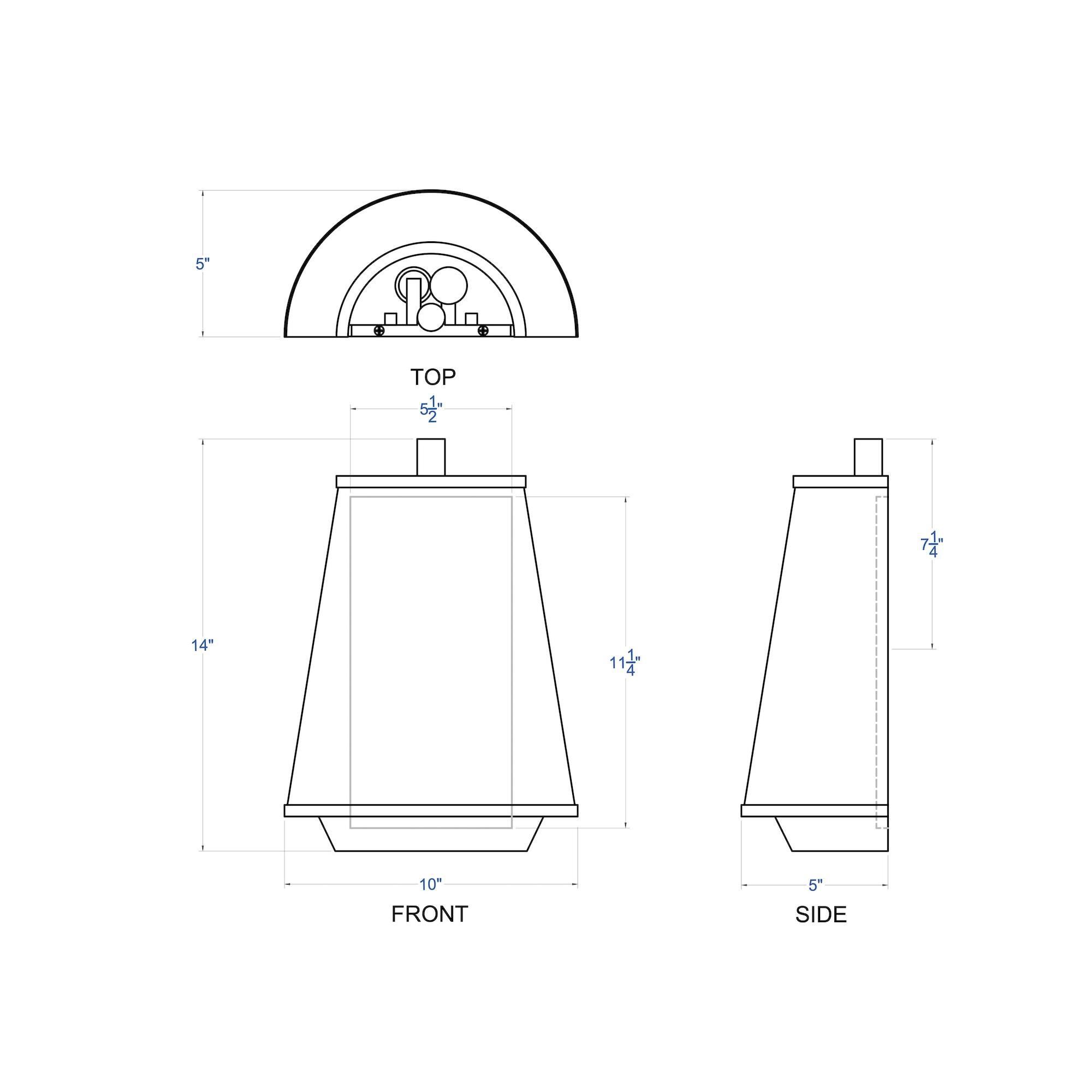 Ron Henderson Desert Flyer 14 Inch Wall Sconce by Varaluz