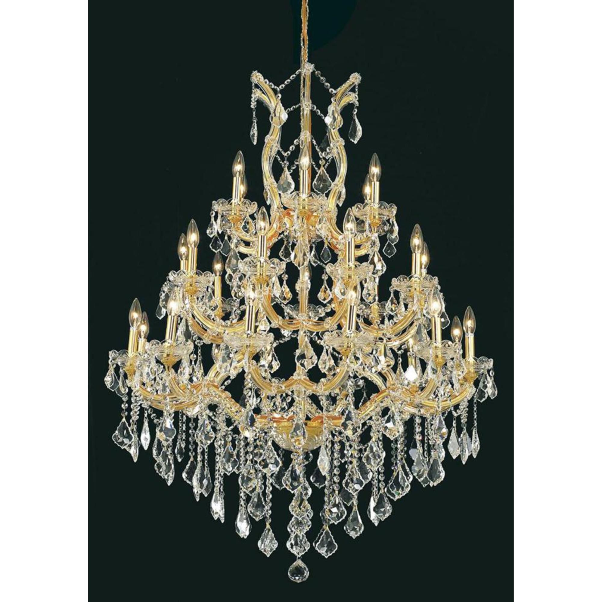 Maria Theresa 38 Inch 28 Light Chandelier by Elegant Lighting