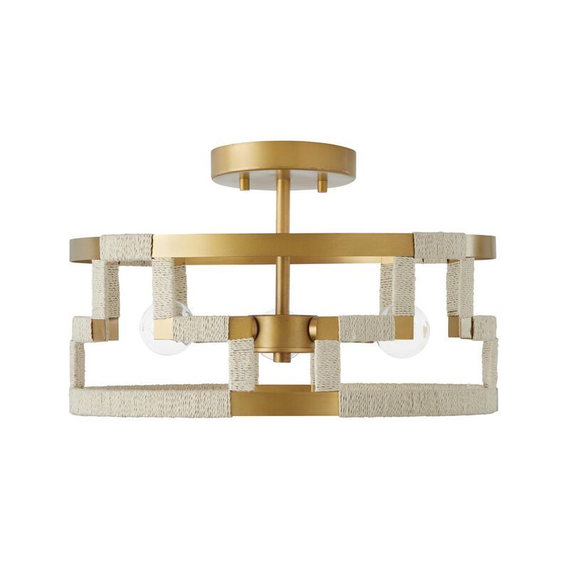 Hala 15 Inch 3 Light Semi Flush Mount by Capital Lighting Fixture Company