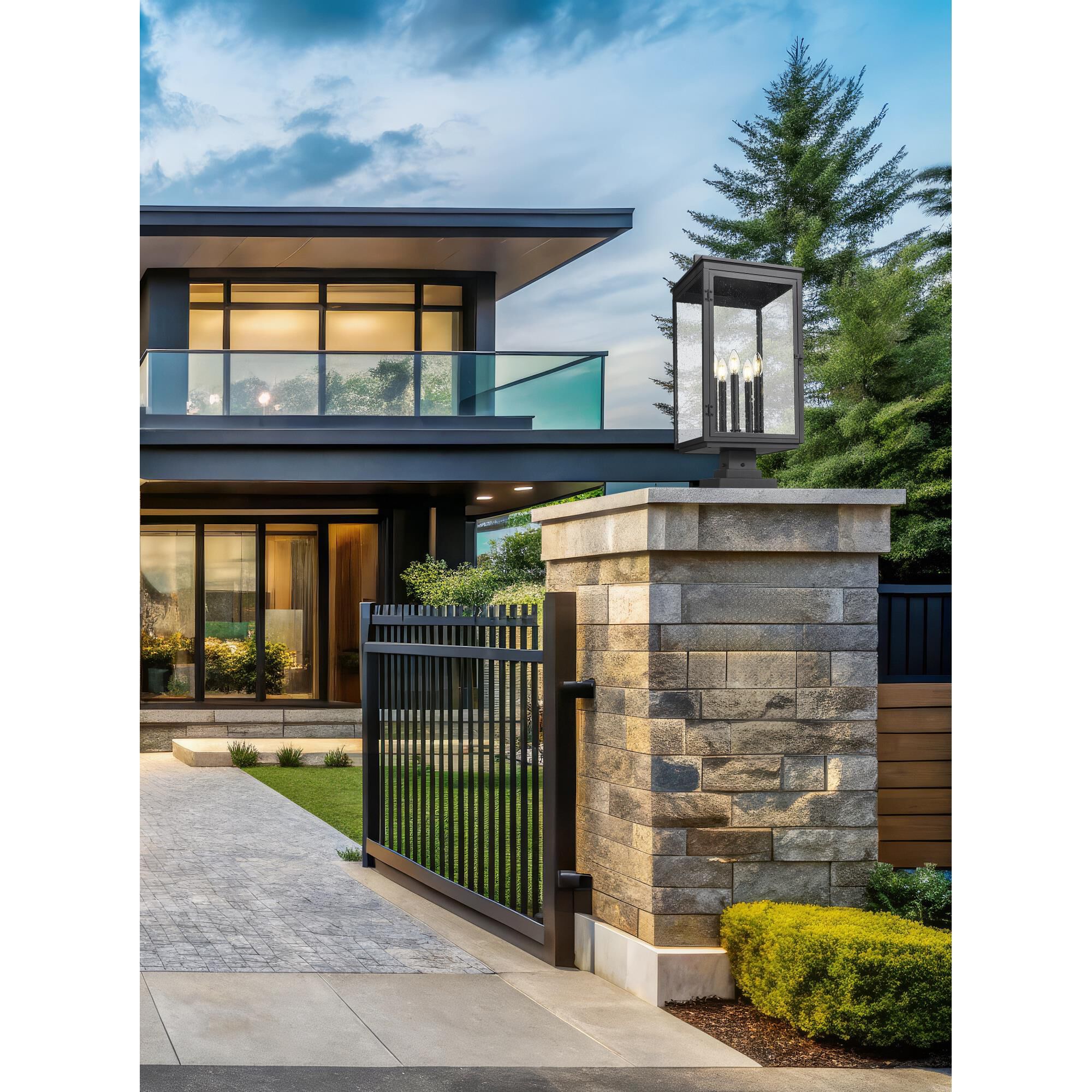 Hartwell 28 Inch Outdoor Pier Lamp by Z Lite