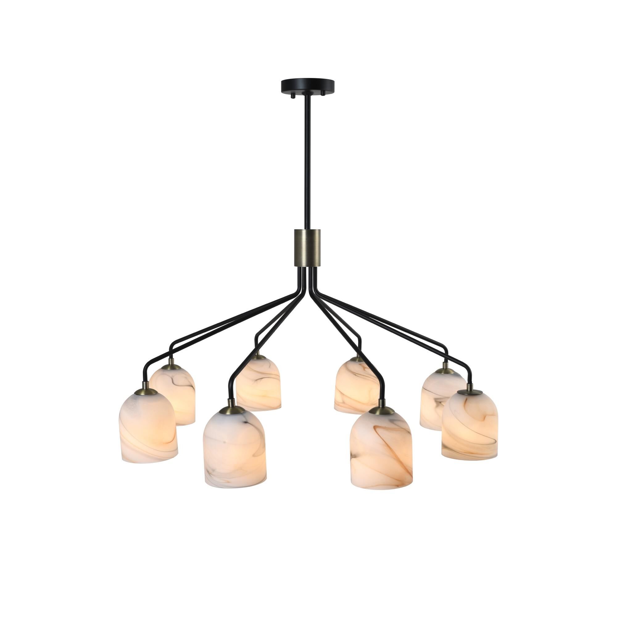 S&C Crema 34 Inch Chandelier by Artcraft