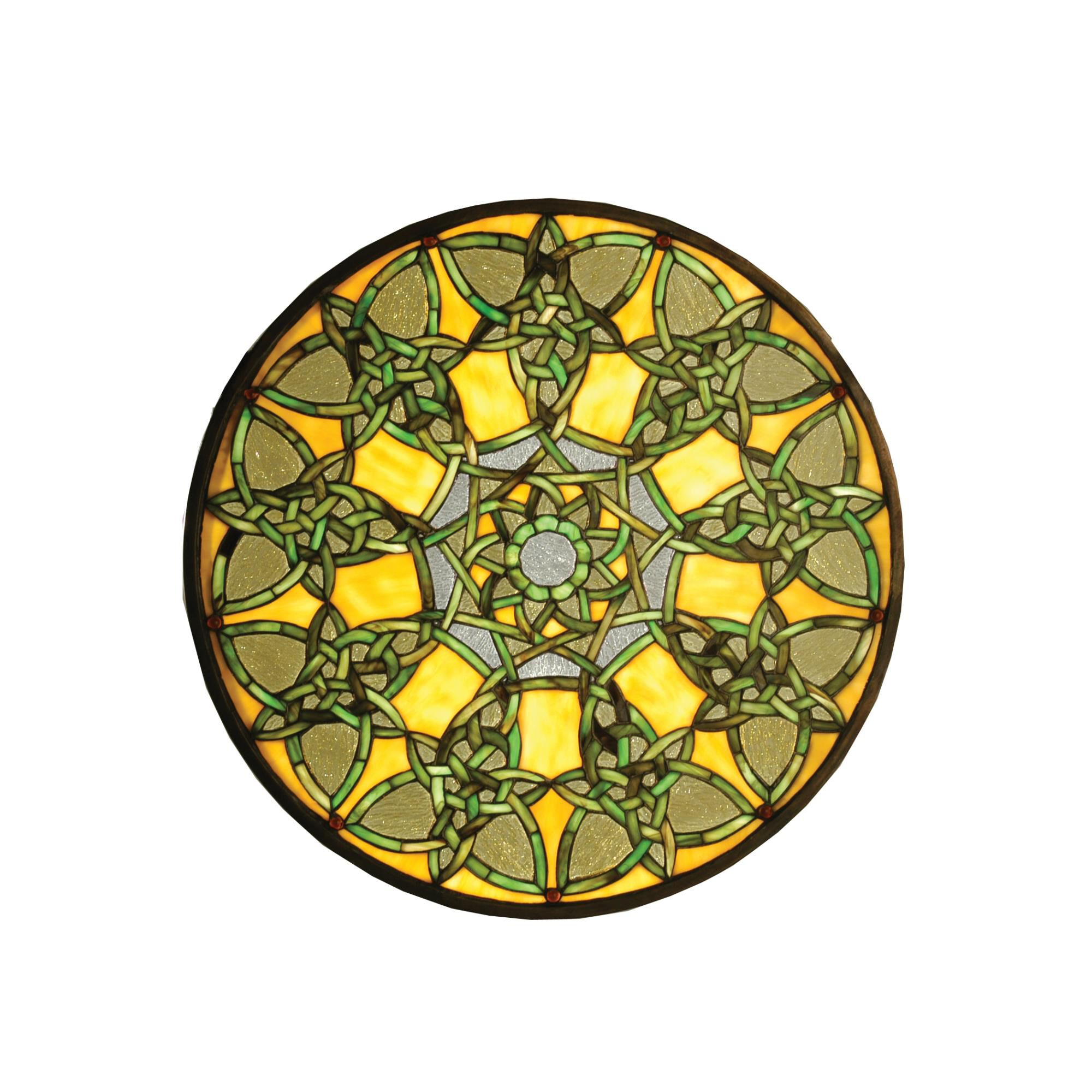 Knotwork Trance Medallion Alternative Wall Art by Meyda Lighting