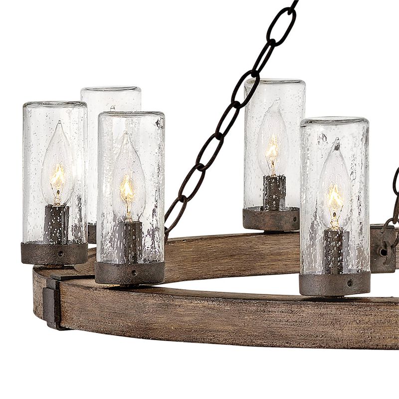 Sawyer 38 Inch Outdoor Hanging Lantern by Hinkley