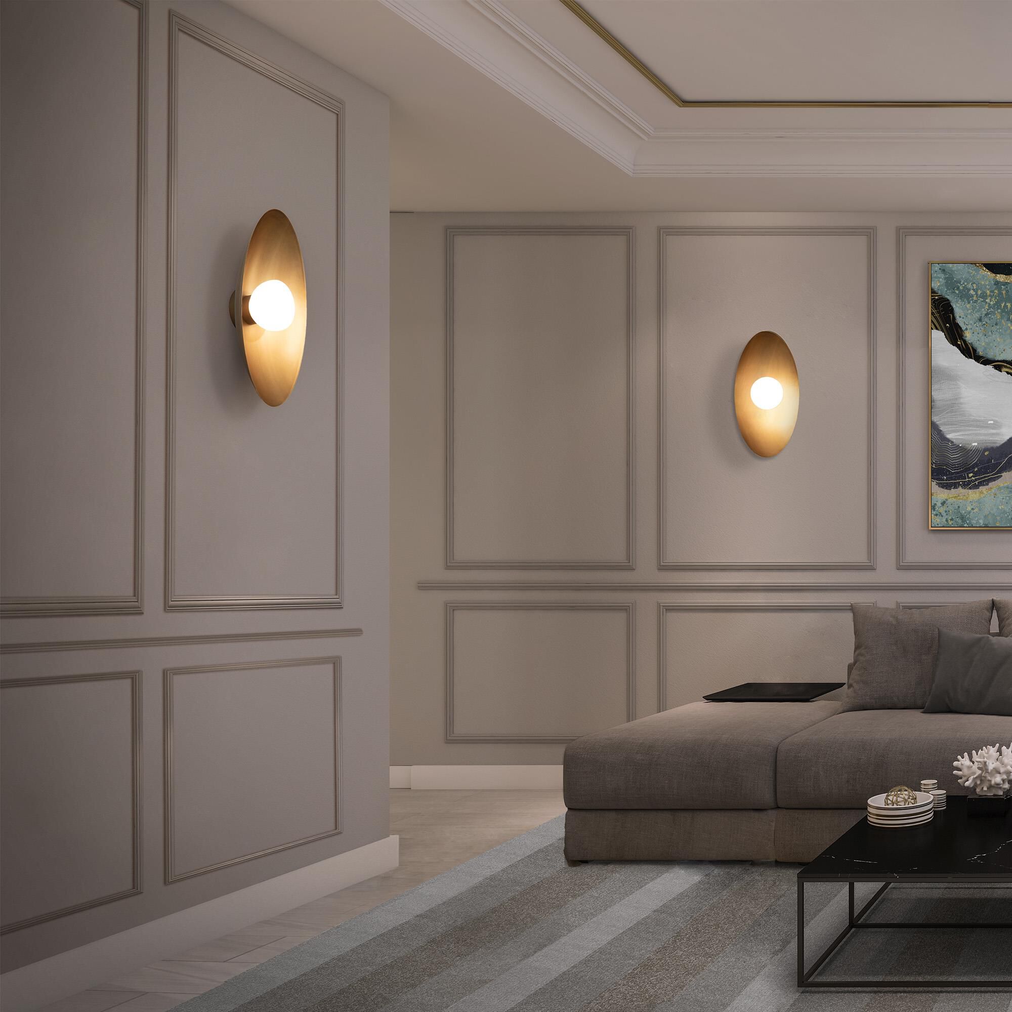 dweLED Glamour 18 Inch LED Wall Sconce