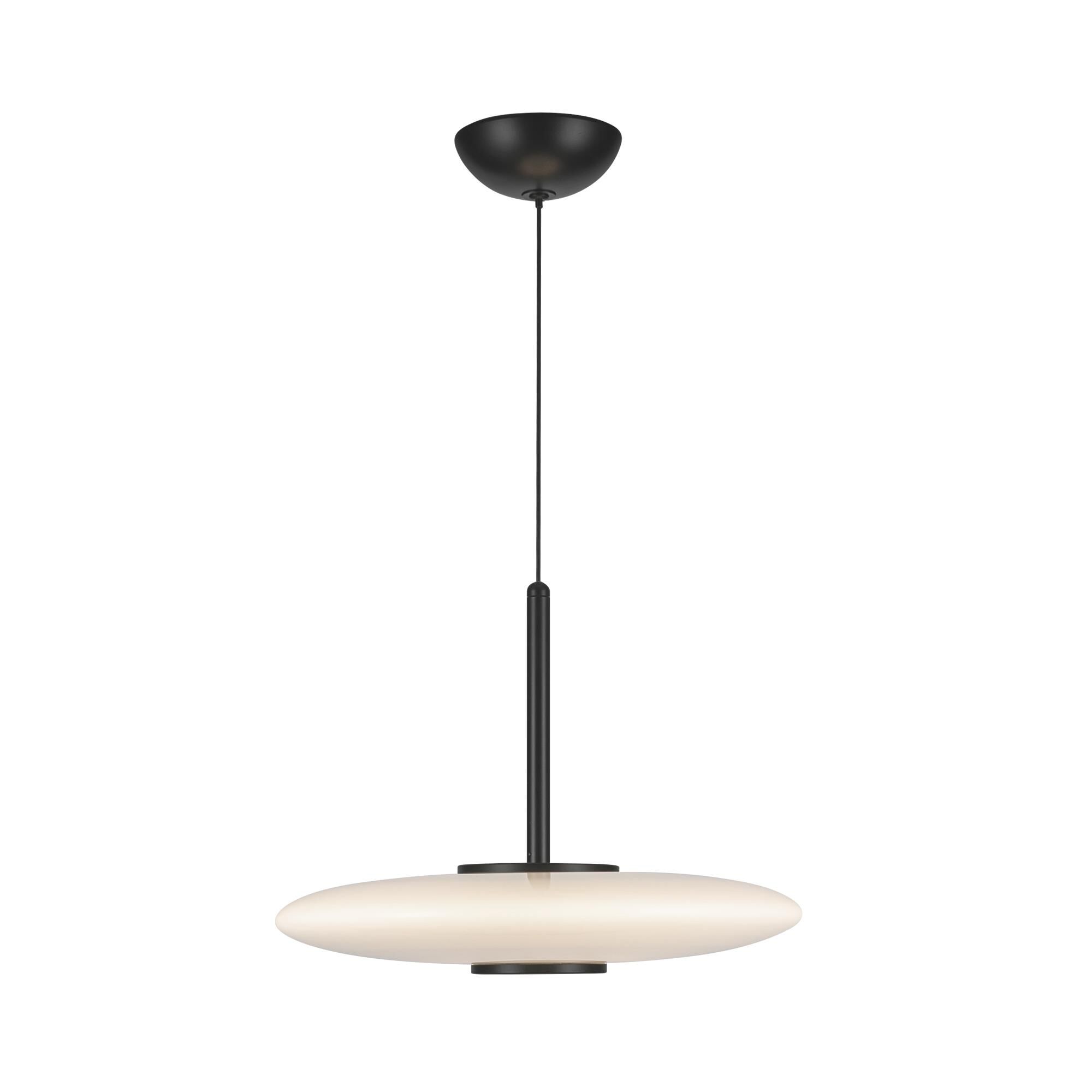 Shown in Black finish and Glossy Opal and Clear Convex Lens glass