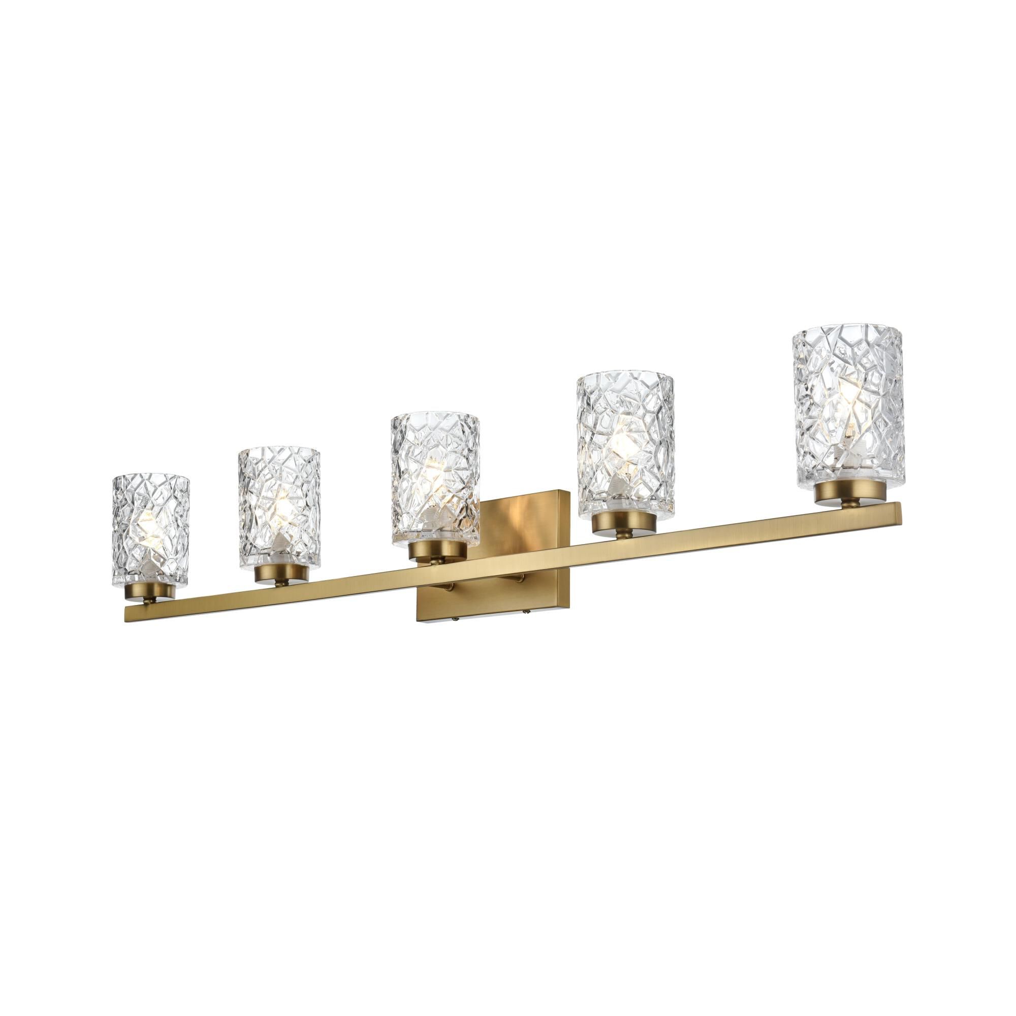 Shown in Satin Gold And Clear finish