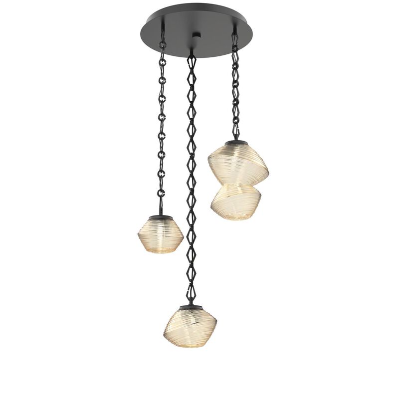 Levi Wilson Mesa 3 Light Multi Light Pendant by Hammerton Studio