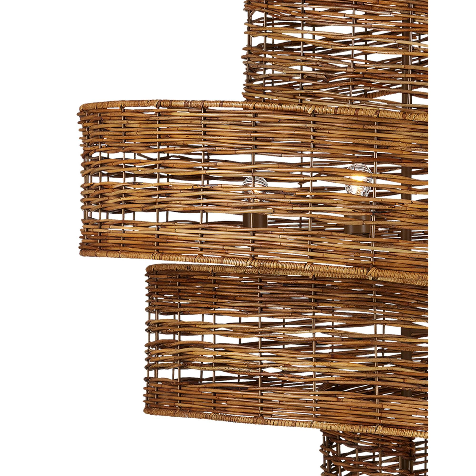 Hiroshi Koshitaka Saisei 45 Inch 5 Light Chandelier,