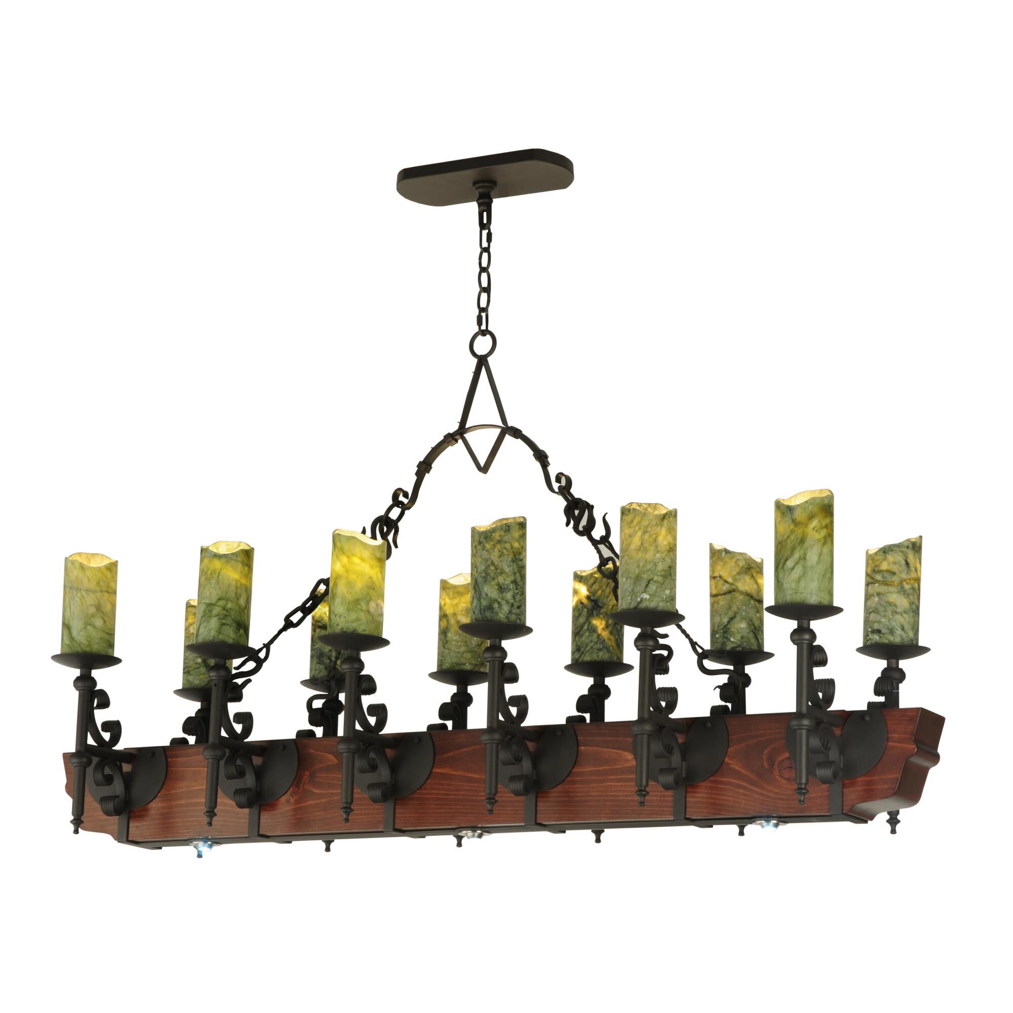 Shown in Wrought Iron finish