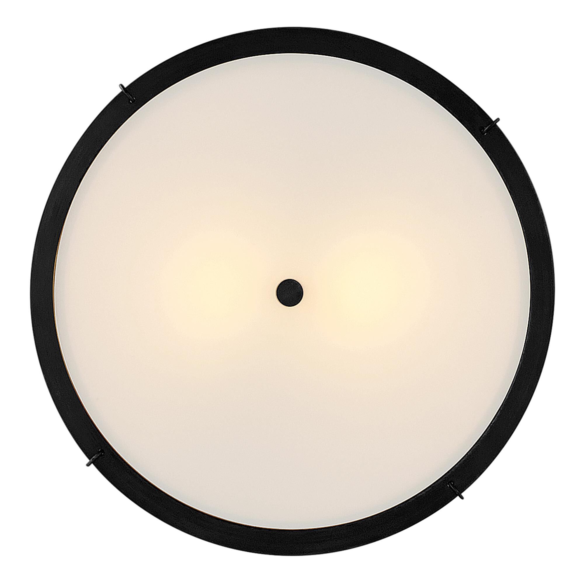 Shown in Black finish and Off-White Linen shade